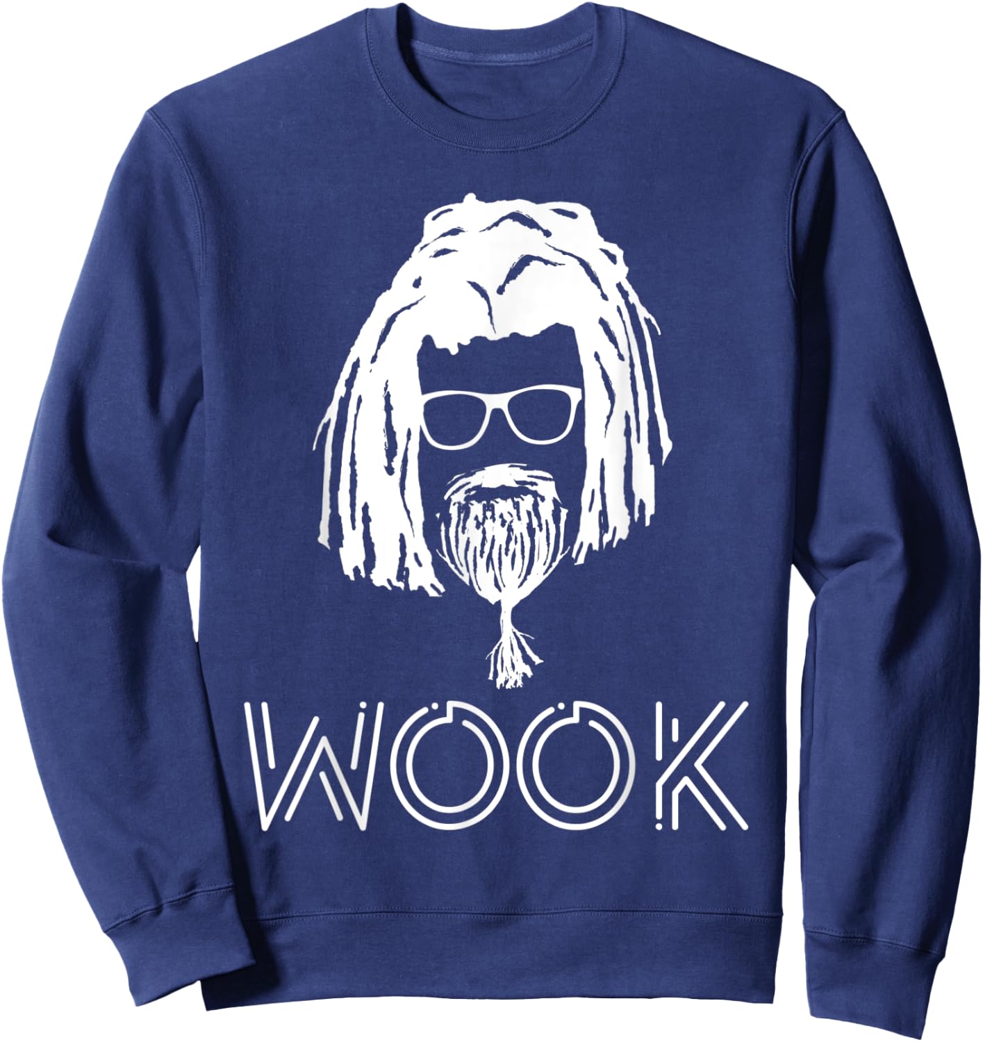 Wook Shirt, Rave, Psytrance, Hippie, Tribe, EDM, Wook Life Sweatshirt - Sweatshirt | Navy