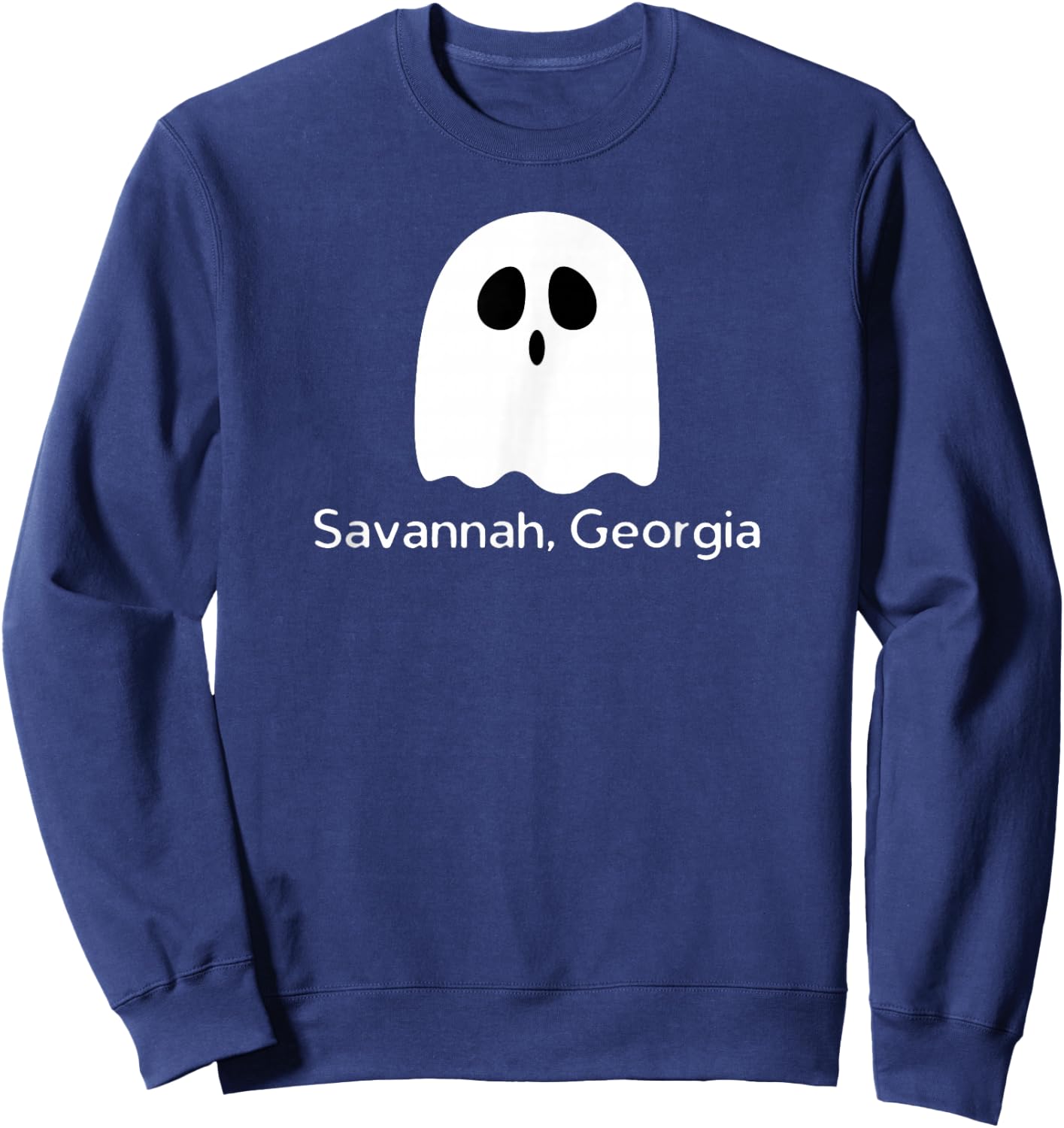 Savannah, Georgia Ghost Hunting Souvenir Sweatshirt - Sweatshirt | Navy