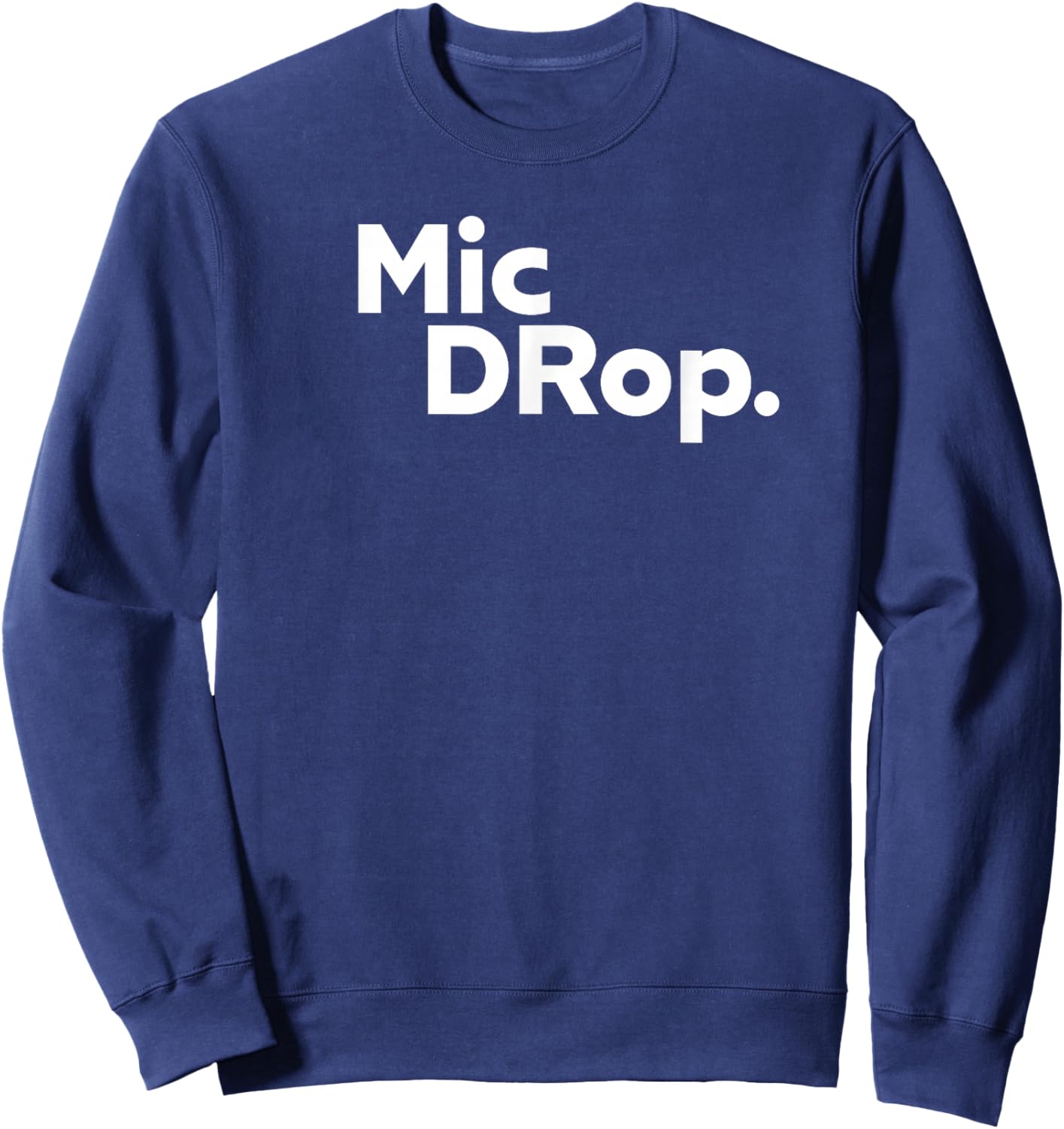 MIC Drop Sweatshirt - Sweatshirt | Navy