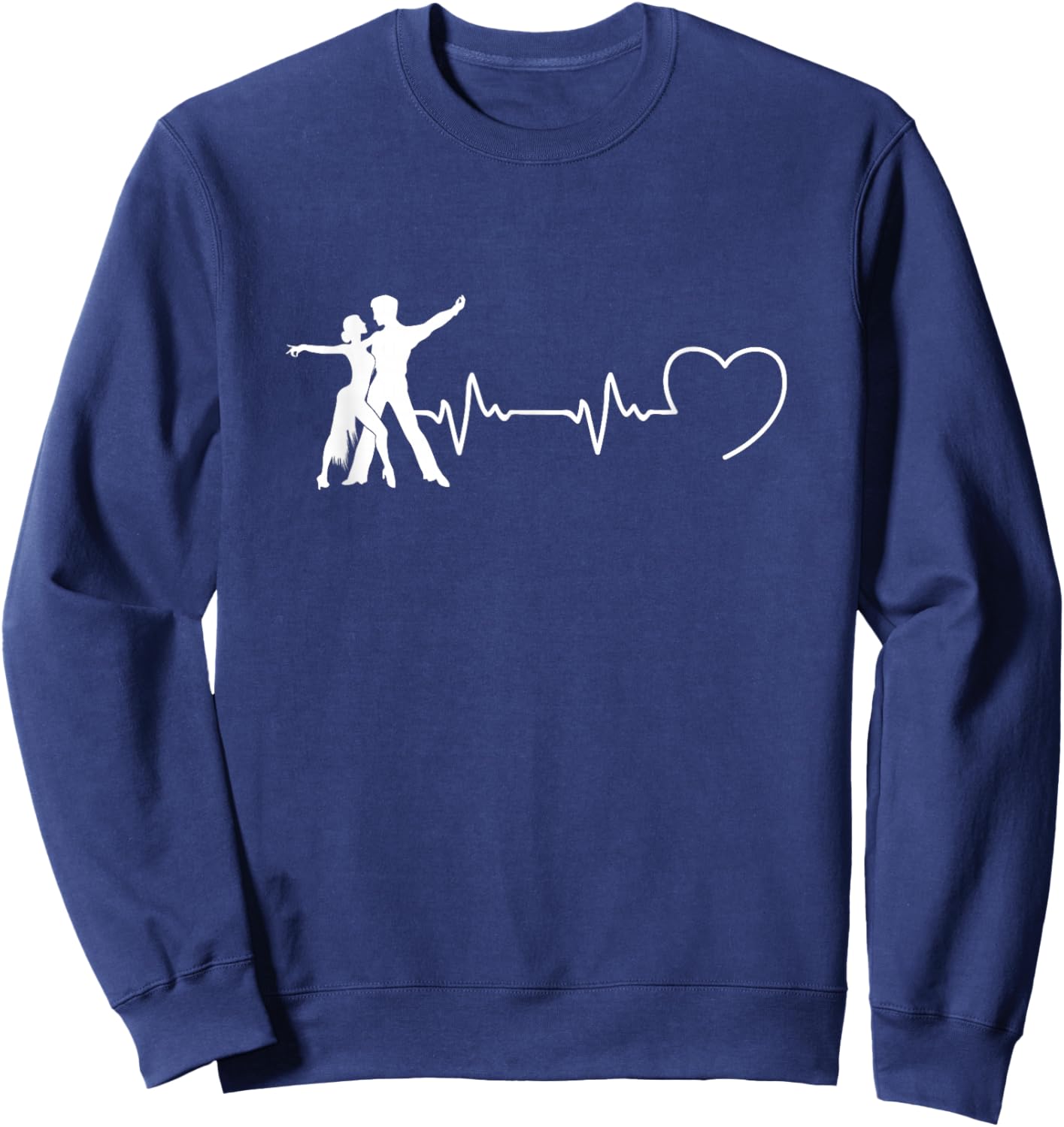 Salsa Mann Herzschlag Humor Tanz Salsa lustig Sweatshirt - Sweatshirt | Navy