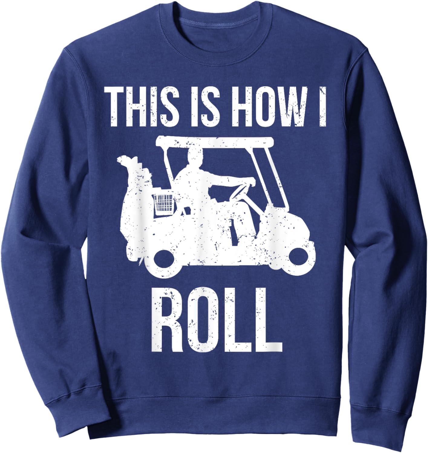 Golfer Funny Golf Sweatshirt - Sweatshirt | Navy