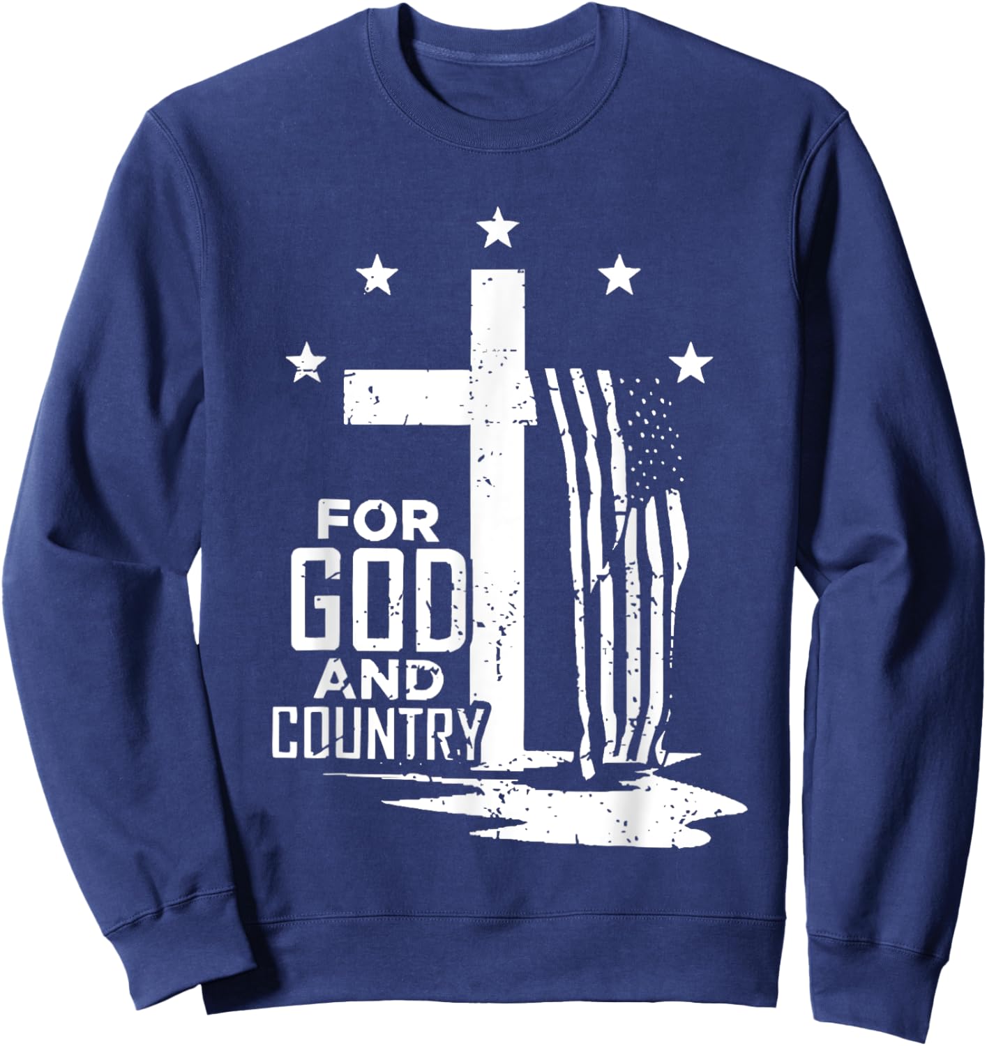 For God and Country Sweatshirt - Sweatshirt | Navy