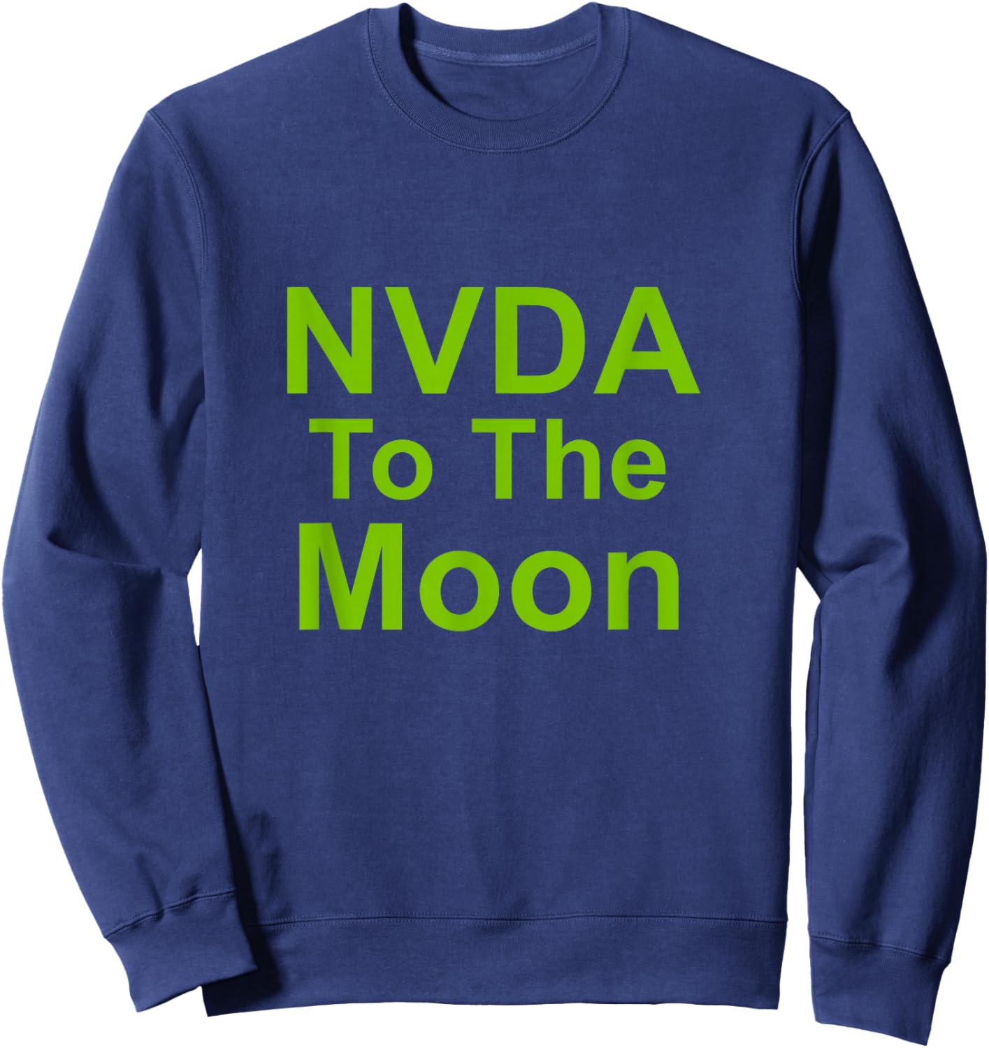 NVDA To The Moon Sweatshirt - Sweatshirt | Navy