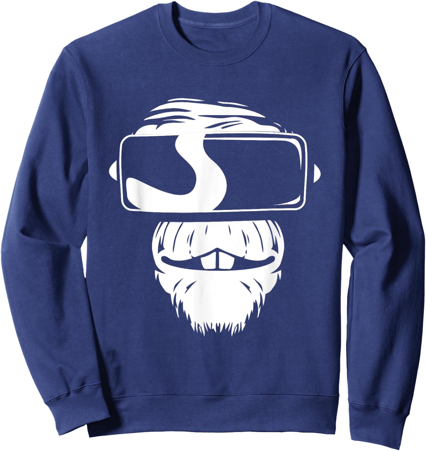 Monkey VR Gamer Virtual Reality Gaming HMD Esports Player Sweatshirt - Sweatshirt | Navy
