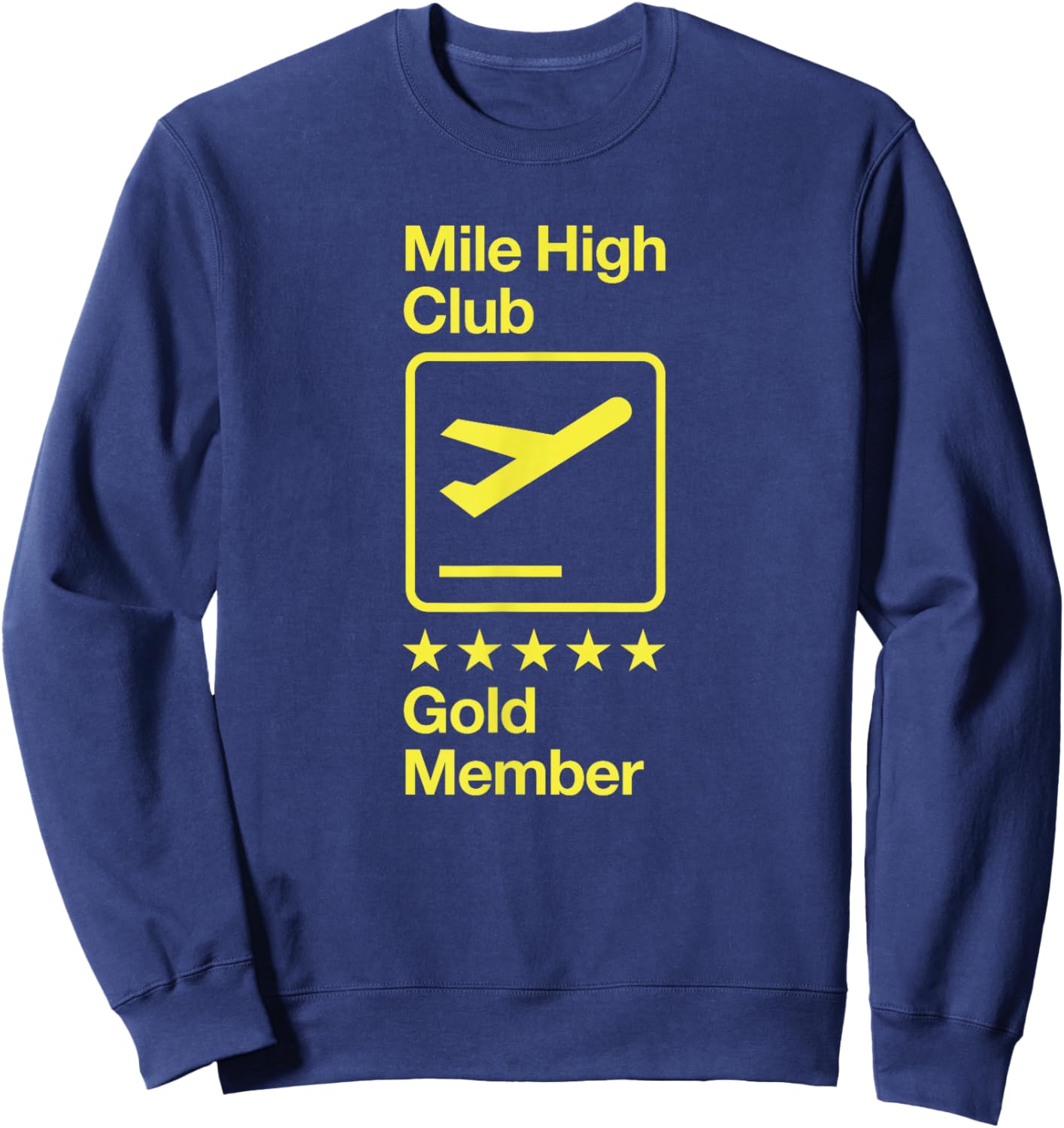 Mile High Club Gold Member Sweatshirt - Sweatshirt | Navy