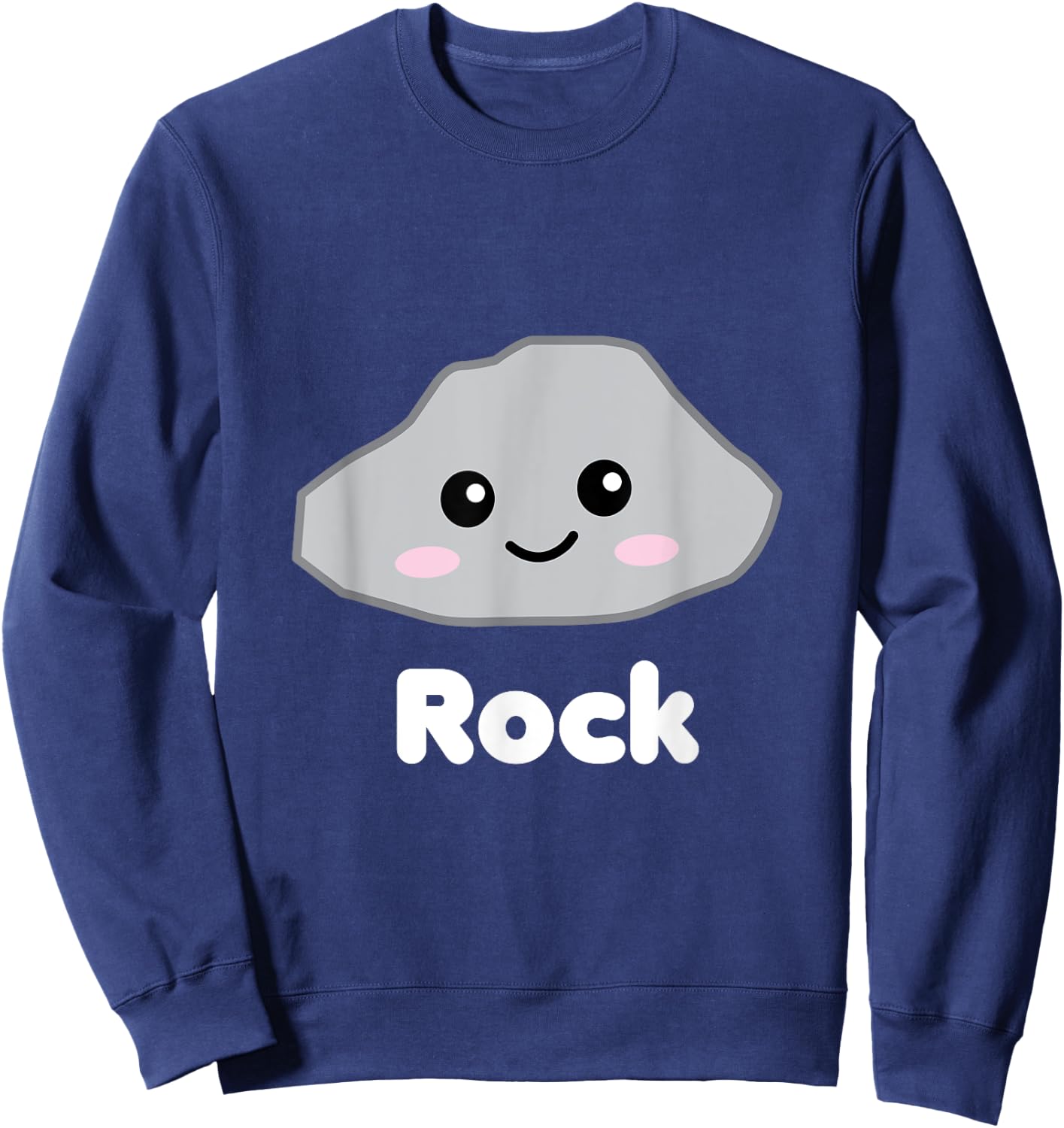 Rock Paper Scissors Easy Group Halloween Costume Funny Sweatshirt - Sweatshirt | Navy