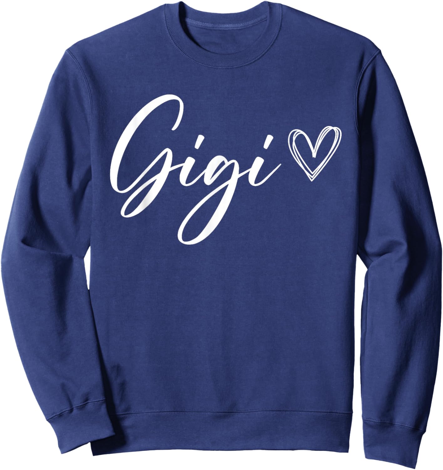 Gigi for Grandma Grandmother Announcement Mothers Day Sweatshirt - Sweatshirt | Navy
