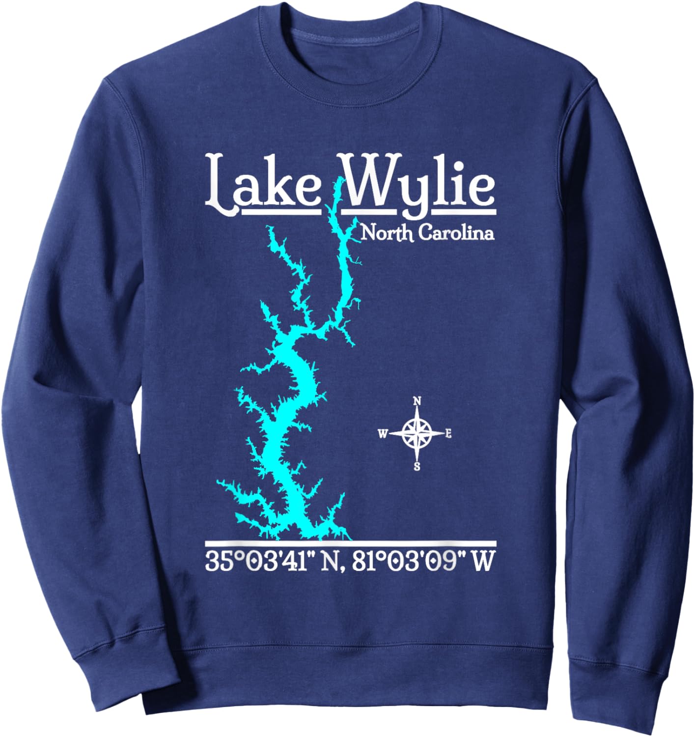 Lake Wylie - North Carolina Sweatshirt - Sweatshirt | Navy