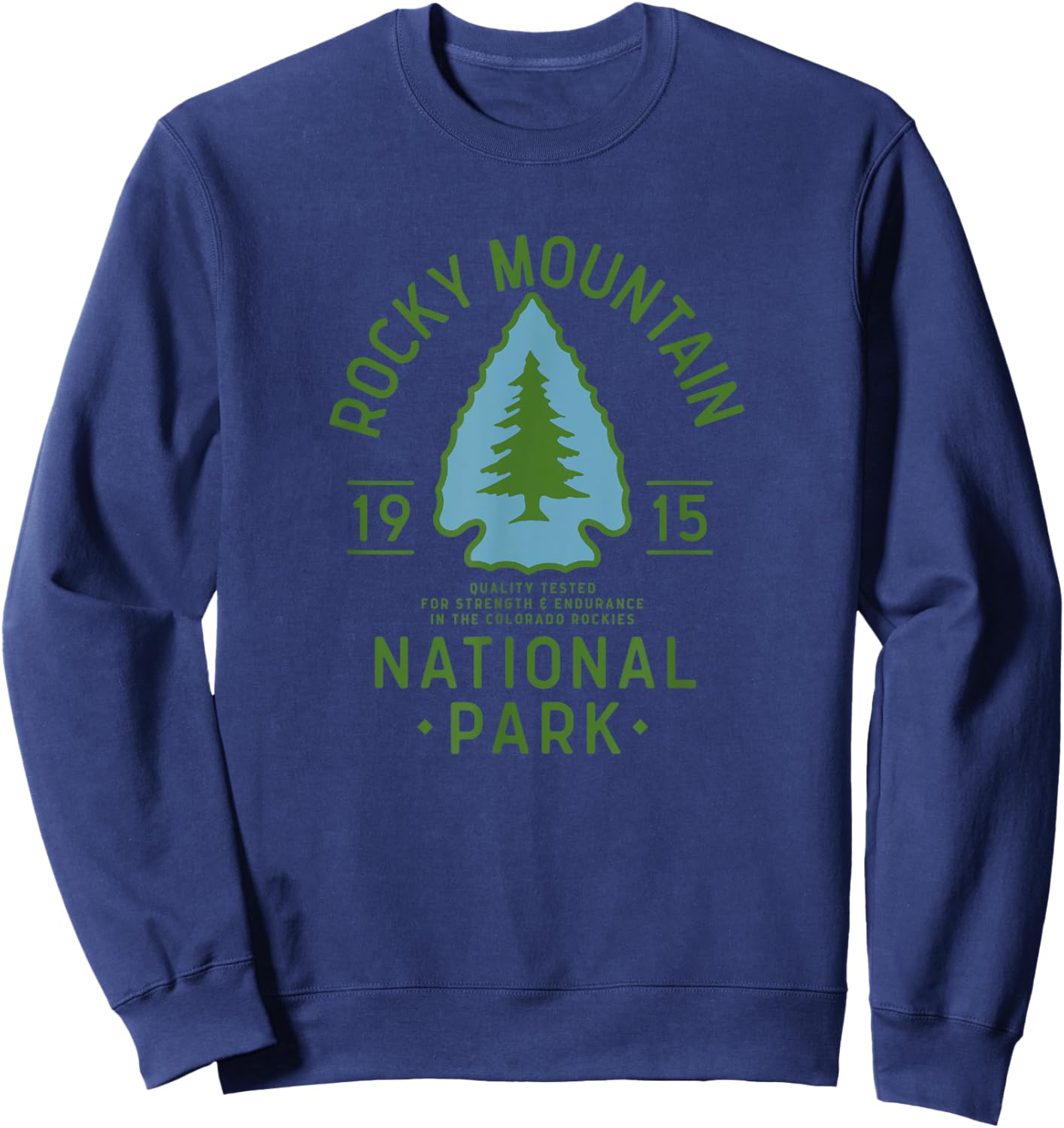 Rocky Mountain National Park Graphic Sweatshirt - Sweatshirt | Navy