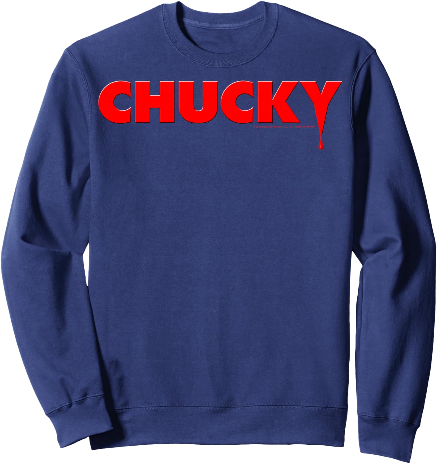 Child's Play Chucky Logo Sweatshirt - Sweatshirt | Navy