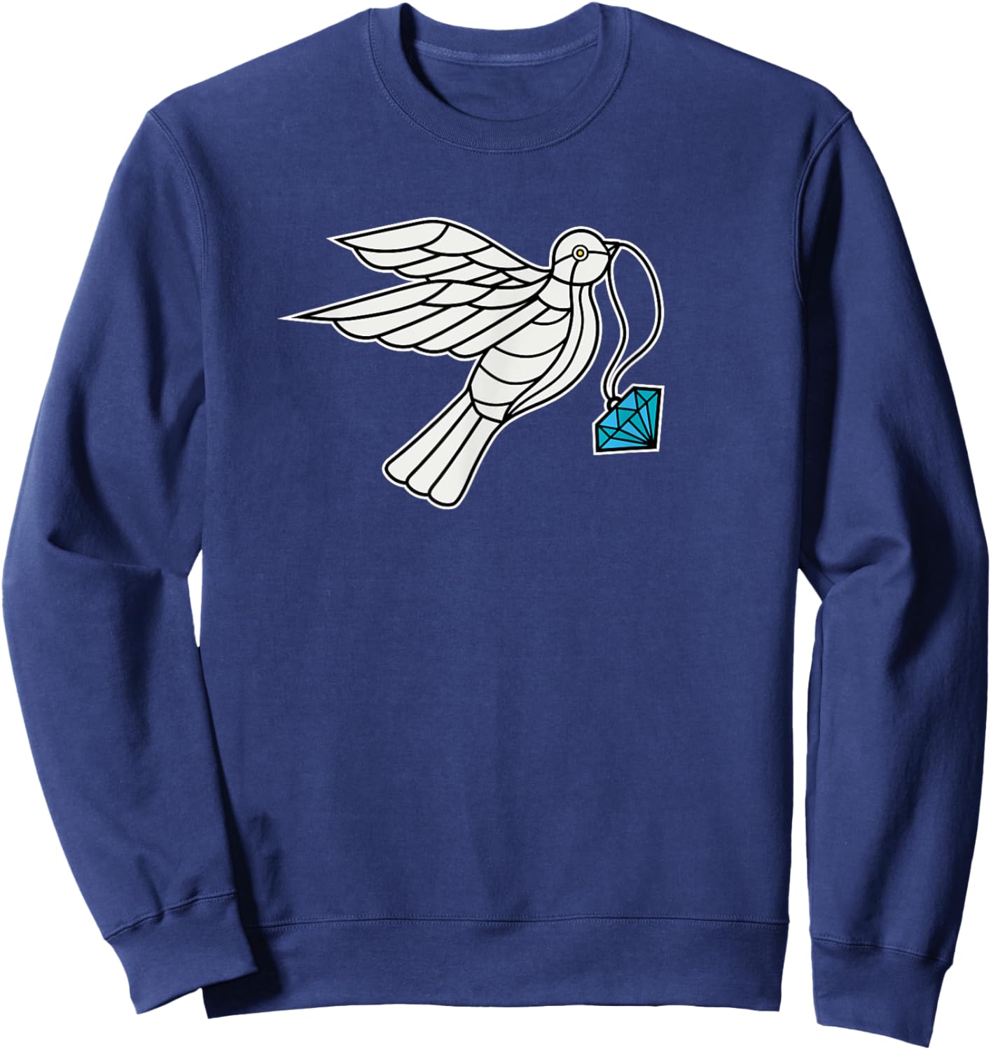 Diamond Doves Sweatshirt - Sweatshirt | Navy