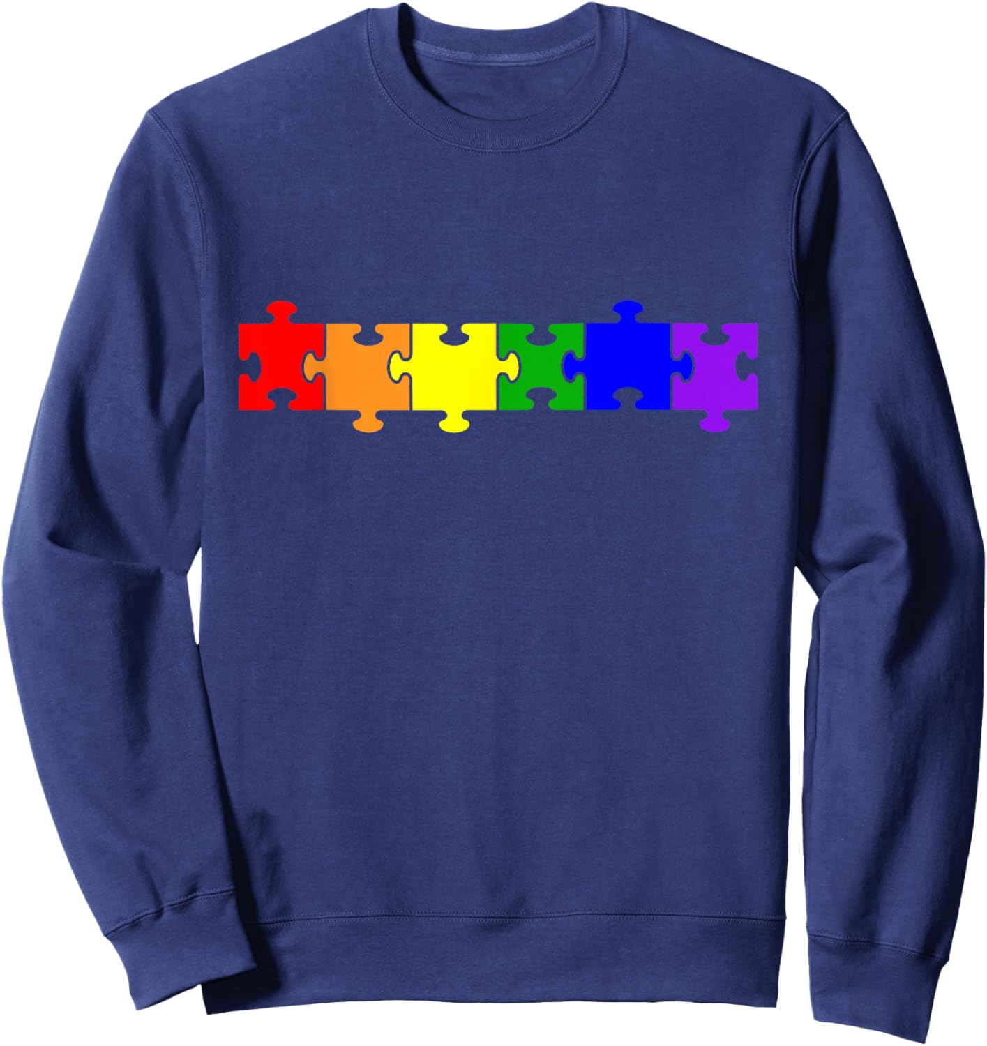 Colourful Puzzle Sweatshirt - Sweatshirt | Navy