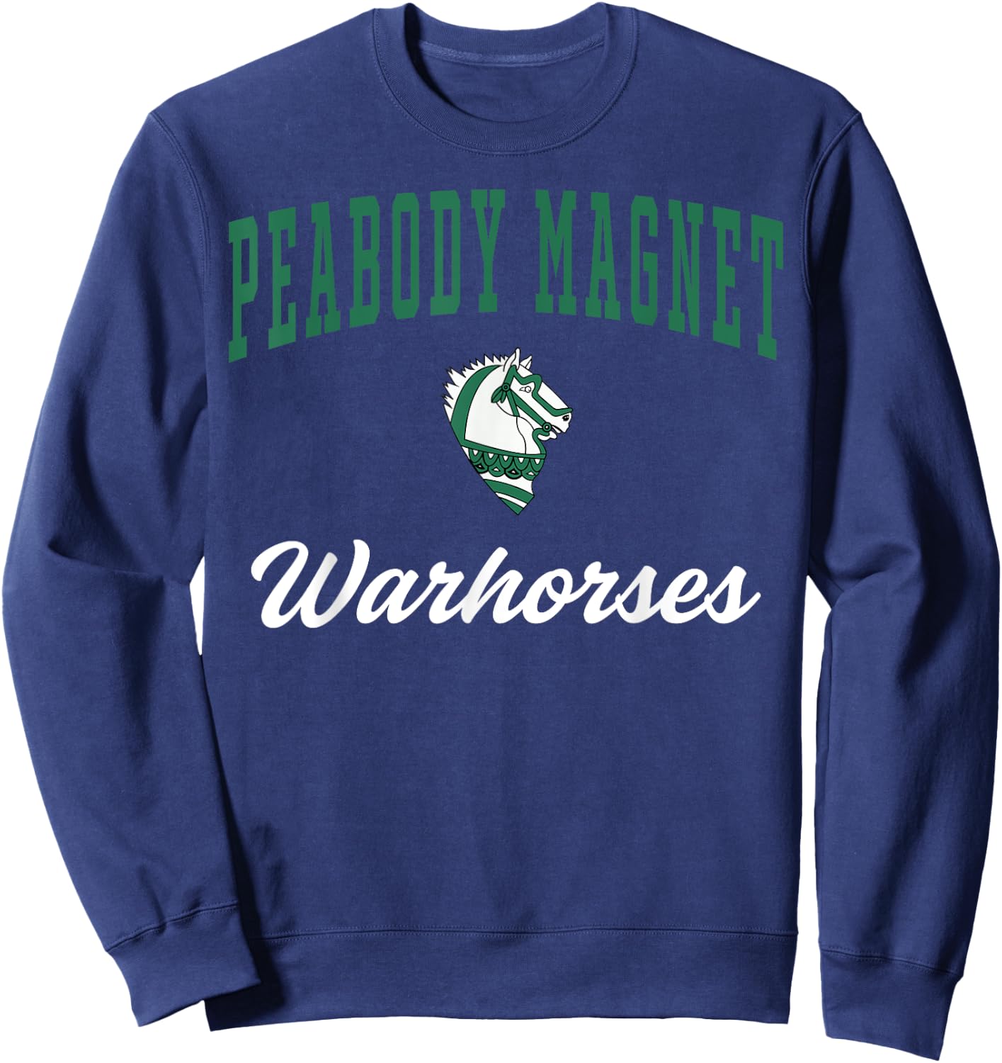 Peabody Magnet High School Warhorses C3 Sweatshirt - Sweatshirt | Navy