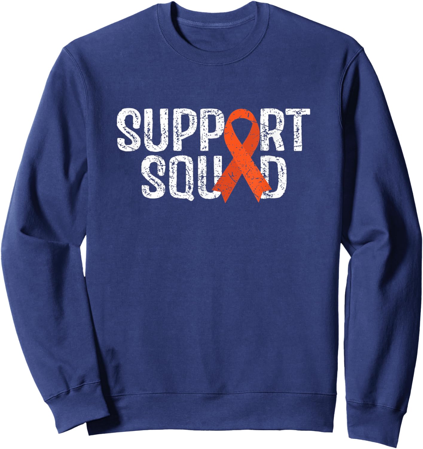 Support Squad Merkel Cell Carcinoma Awareness Sweatshirt - Sweatshirt | Navy