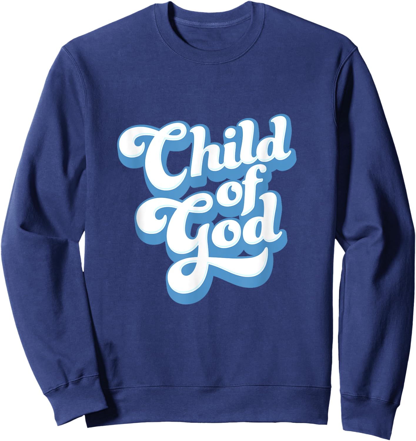 Child of God, Vintage Style Christian Gift Sweatshirt - Sweatshirt | Navy