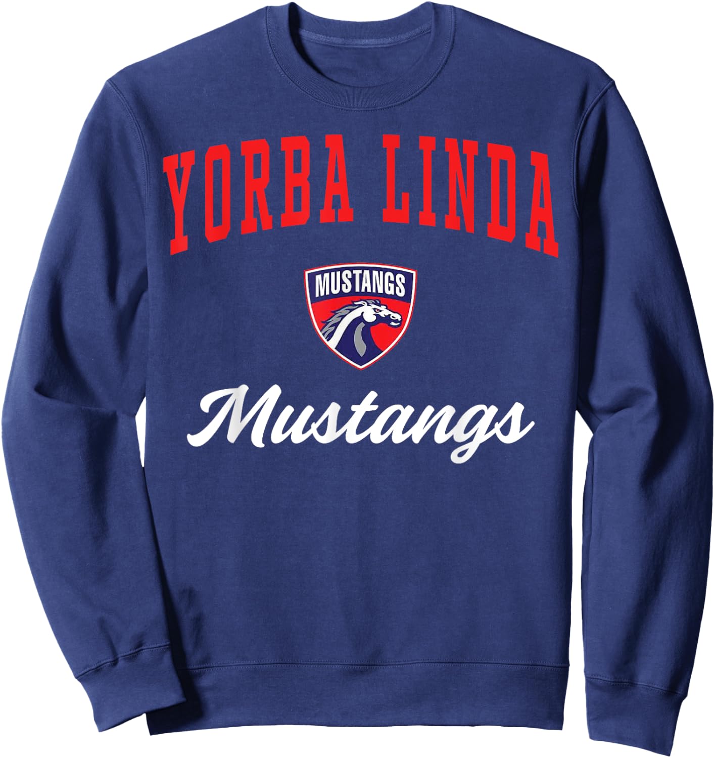 Yorba Linda High School Mustangs C3 Sweatshirt - Sweatshirt | Navy