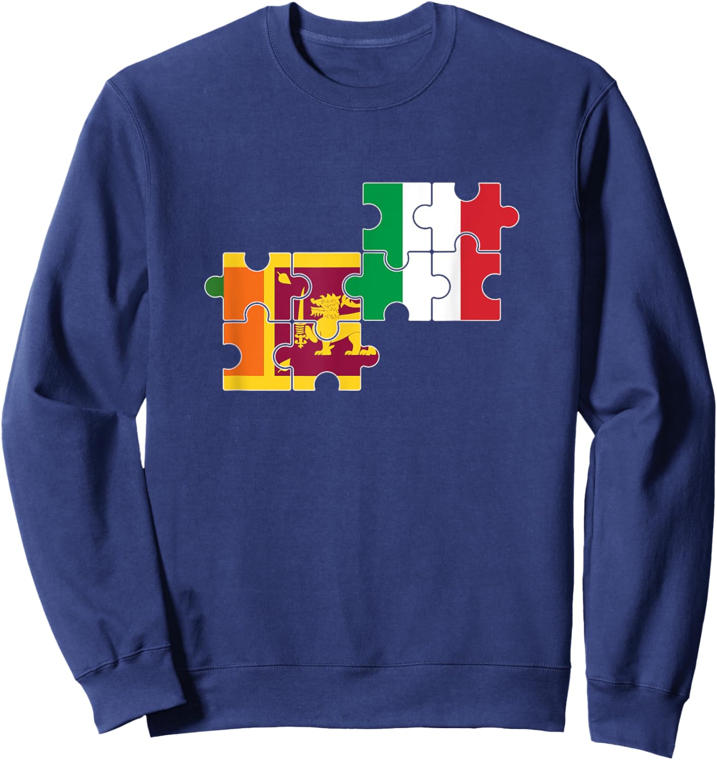 Sri Lanka Italy Flag Italian Sri Lankan Sweatshirt - Sweatshirt | Navy