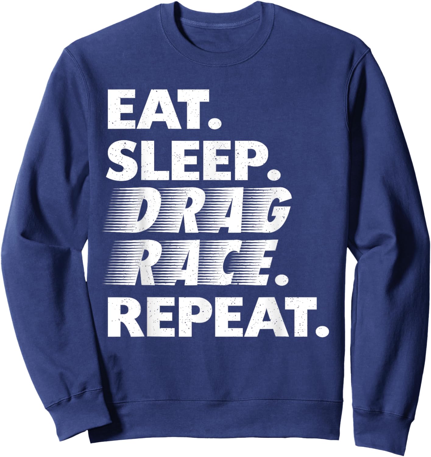 Cool Drag Race Art Women Drag Racing Race Car Racer Sweatshirt - Sweatshirt | Navy