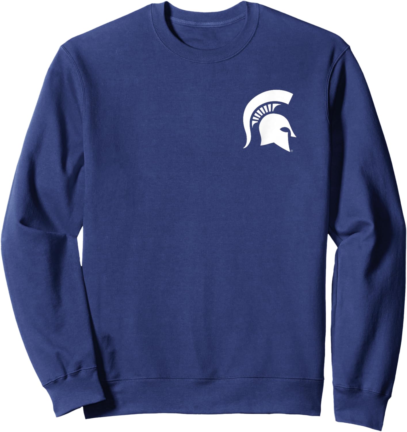 Michigan State Spartans Front/Back Go Green Go White Sweatshirt - Sweatshirt | Navy