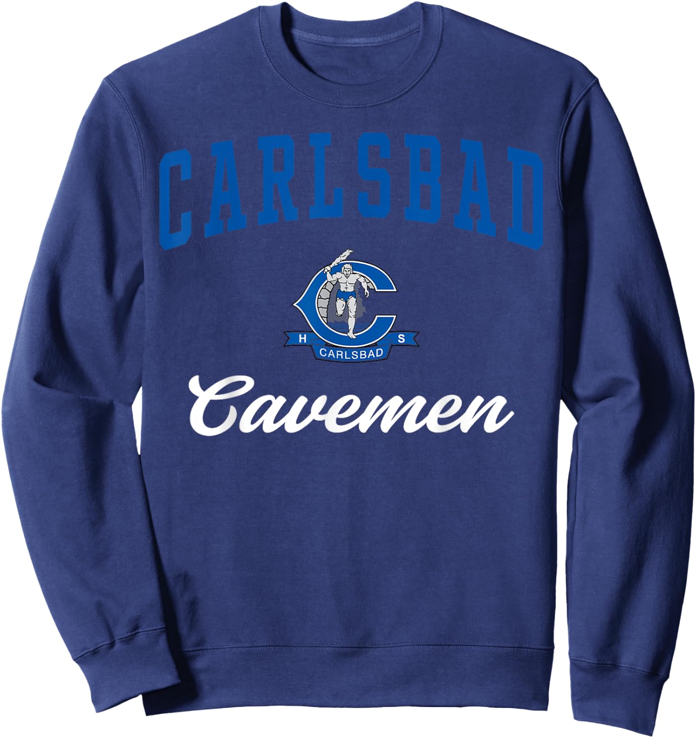 Carlsbad Senior High School Cavemen C3 Sweatshirt - Sweatshirt | Navy