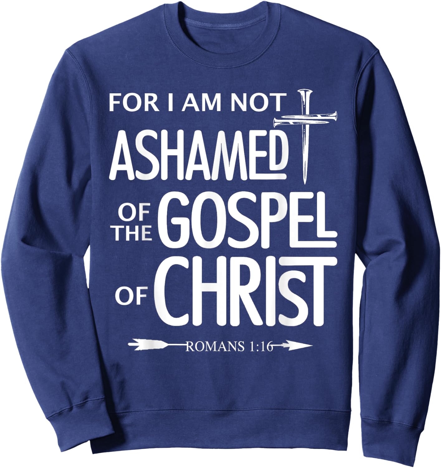 Gospel of Christ Sweatshirt - Sweatshirt | Navy