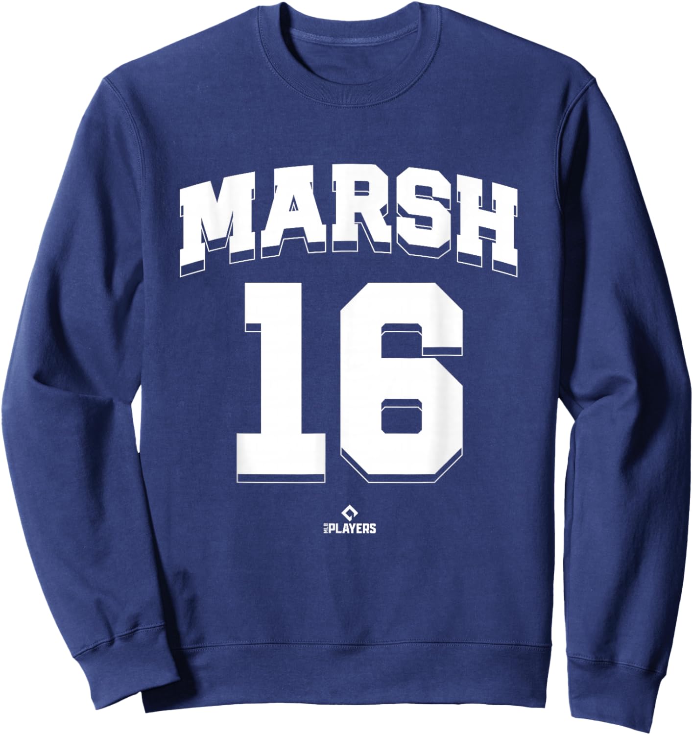 Brandon Marsh 16 Philadelphia MLBPA Sweatshirt - Sweatshirt | Navy