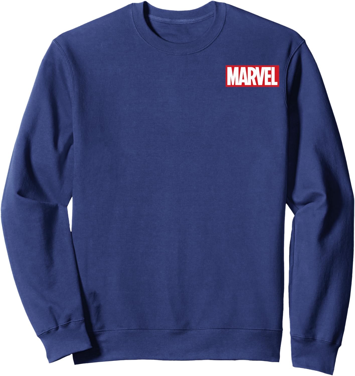 Marvel Studios Logo Stack Front & Back Sweatshirt - Sweatshirt | Navy