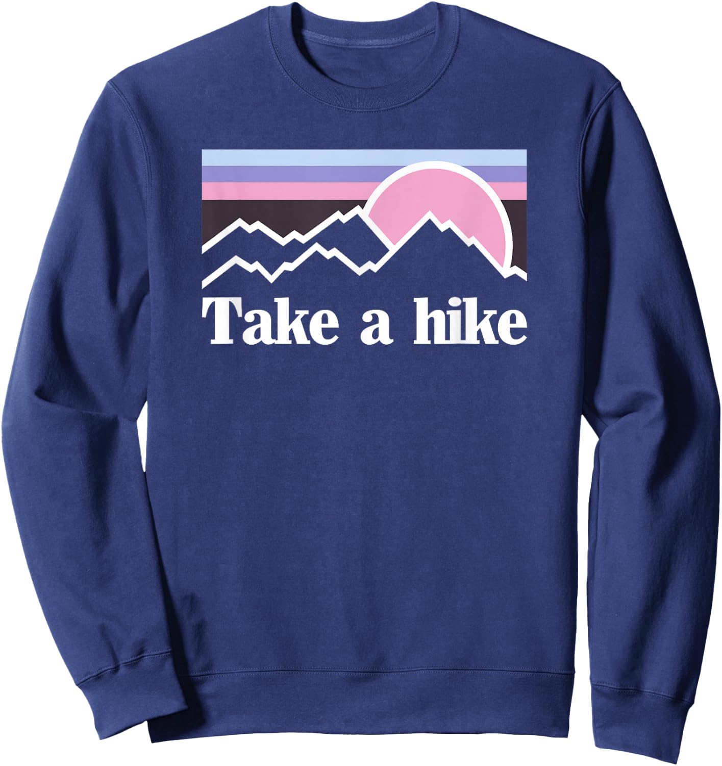 Retro Take A Hike Sweatshirt - Sweatshirt | Navy