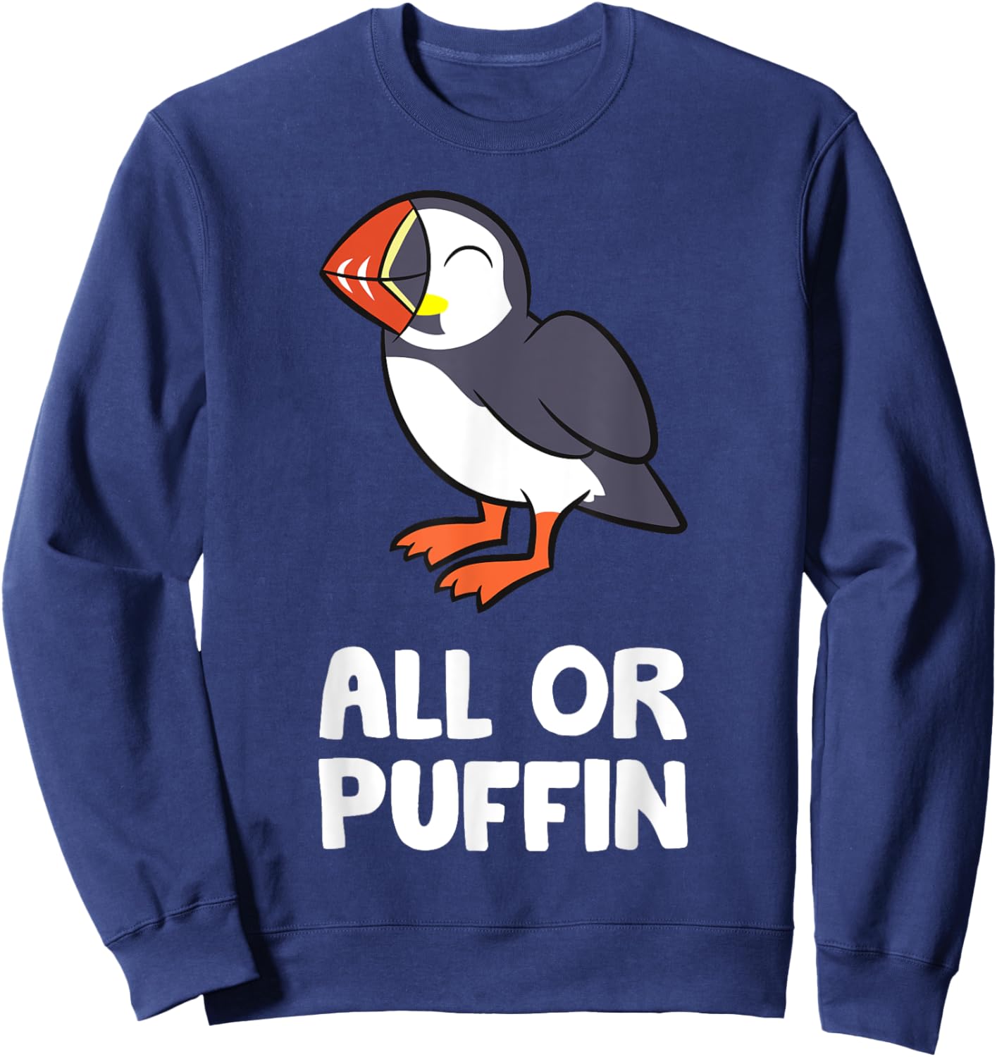 All Or Puffin Sweatshirt - Sweatshirt | Navy