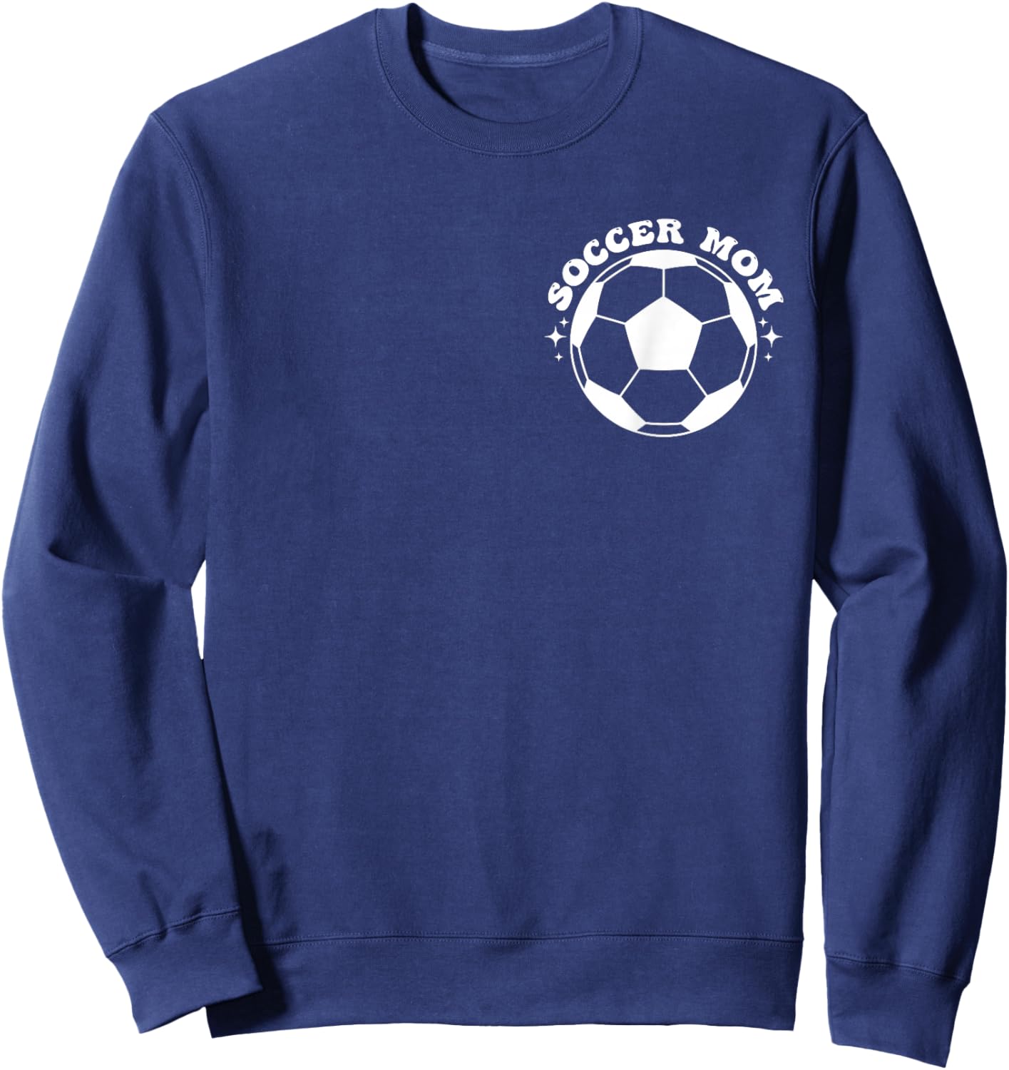 Let’s kick Some Grass Funny Cheer Soccer Mom Sweatshirt - Sweatshirt | Navy