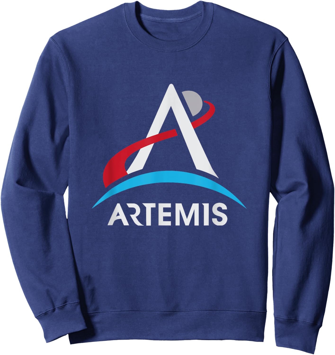 NASA Artemis Program Logo LT We Are Going Moon To Mars 2024 Sweatshirt - Sweatshirt | Navy