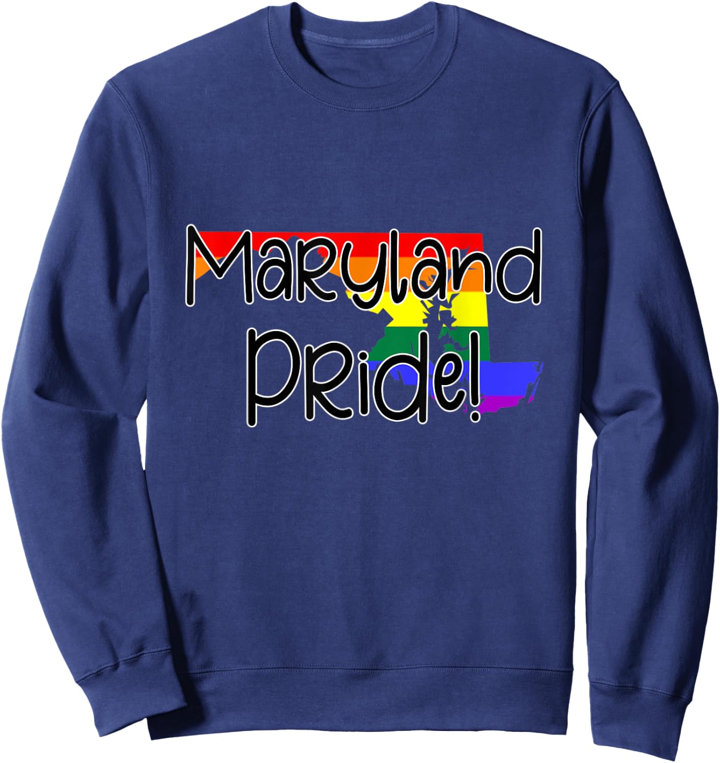 Maryland Gay Pride Sweatshirt - Sweatshirt | Navy