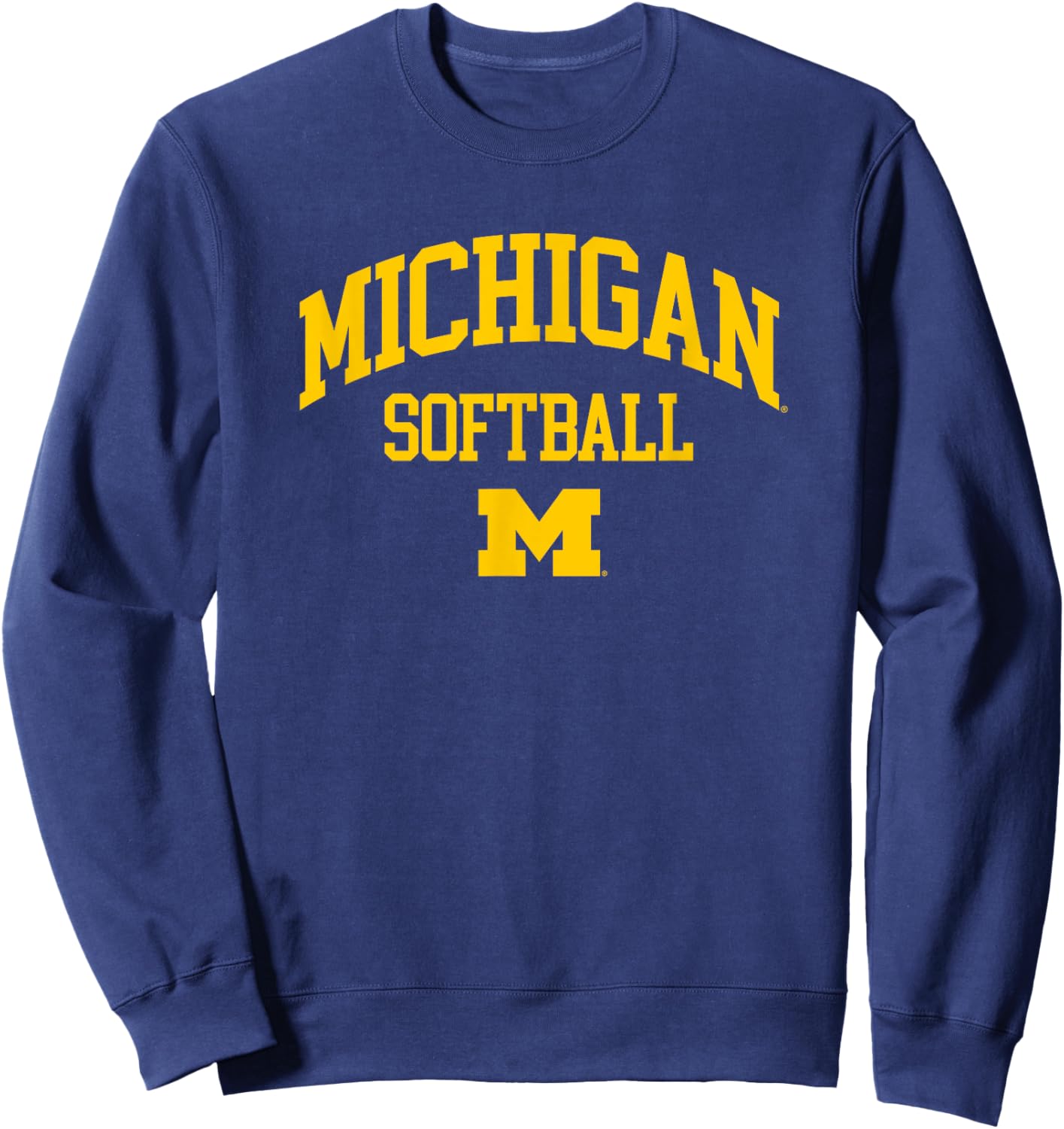 University of Michigan Wolverines Softball Sweatshirt - Sweatshirt | Navy