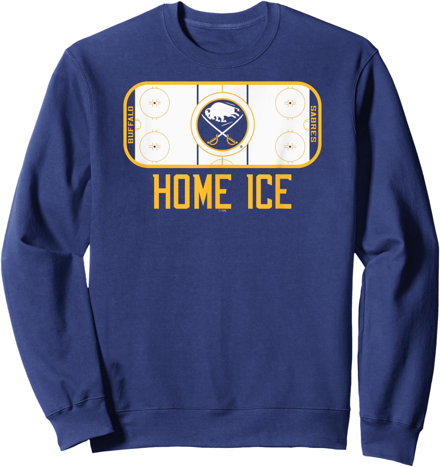 Buffalo Sabres Home Ice Blue Officially Licensed Sweatshirt - Sweatshirt | Navy