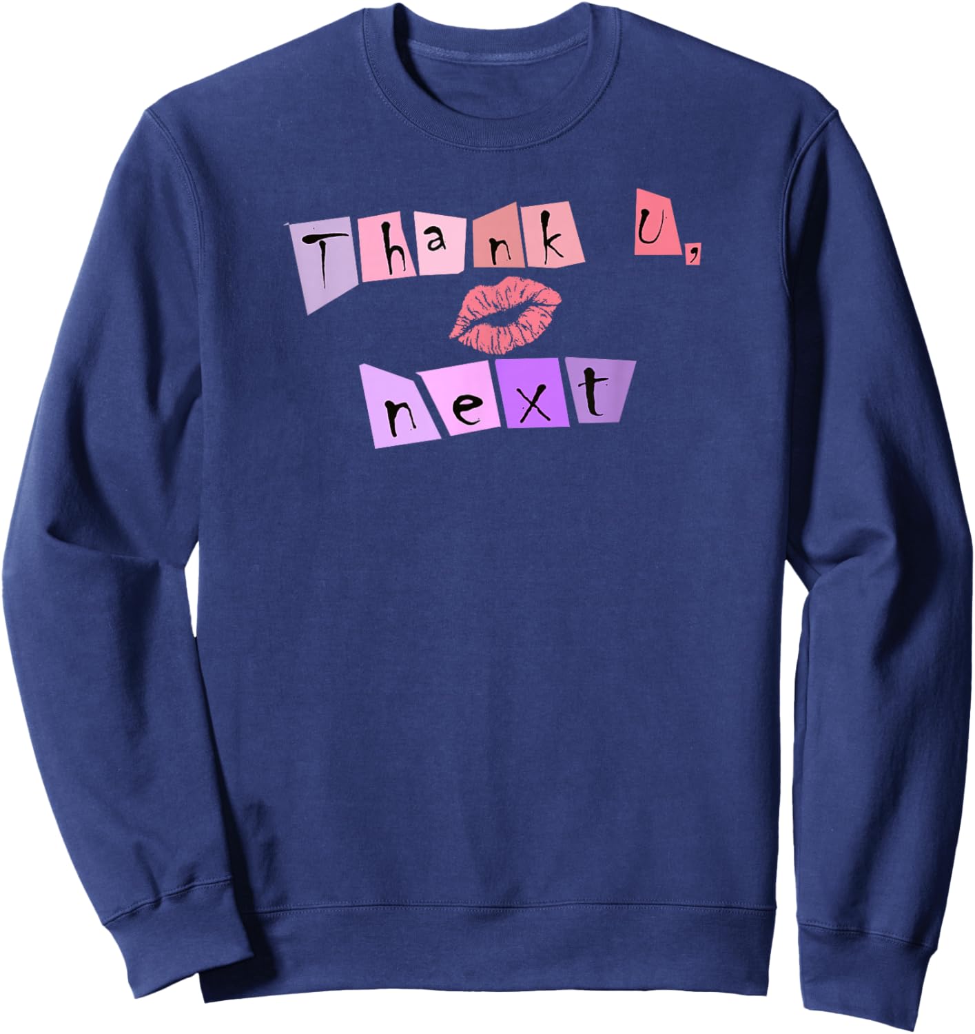 Thank U Next Sweatshirt - Sweatshirt | Navy