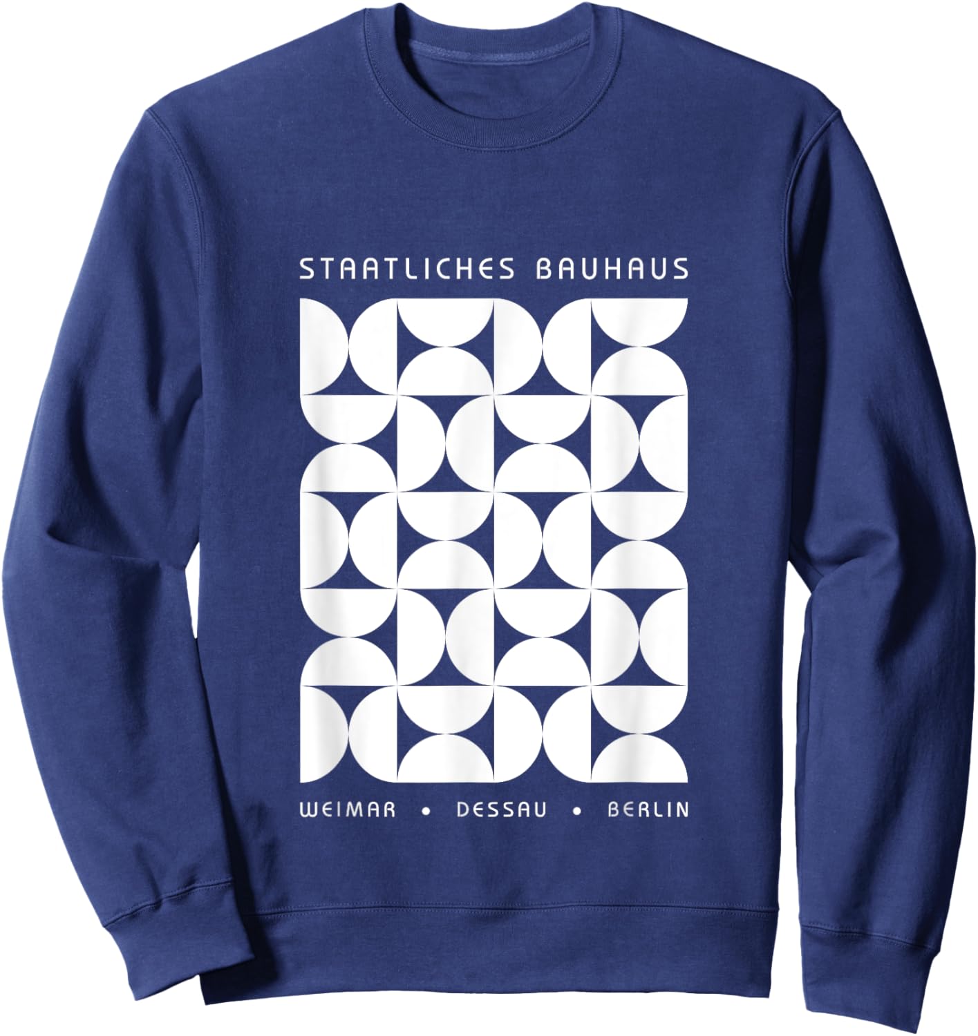 100 years of BAUHAUS Design School - Bauhaus Poster 1923 Sweatshirt - Sweatshirt | Navy