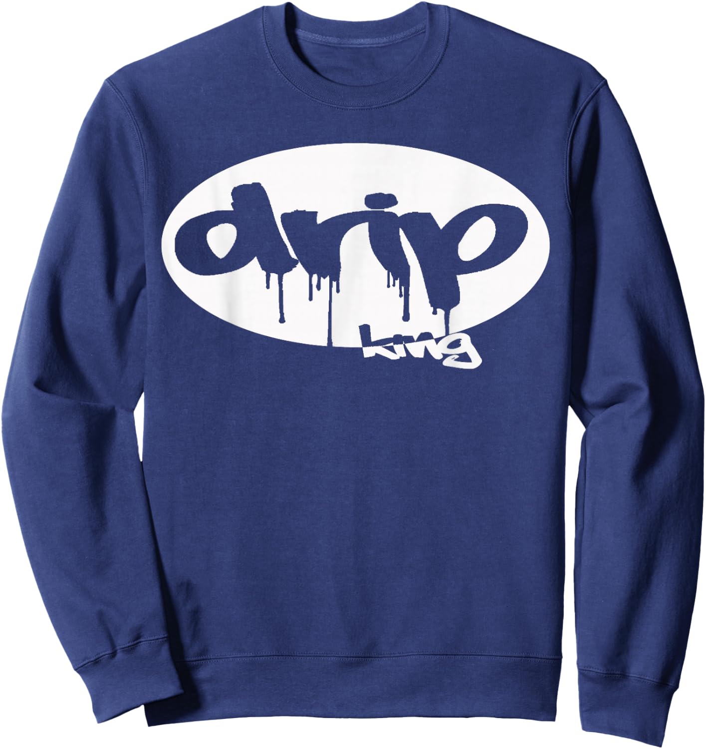 Drip King Sweatshirt - Sweatshirt | Navy