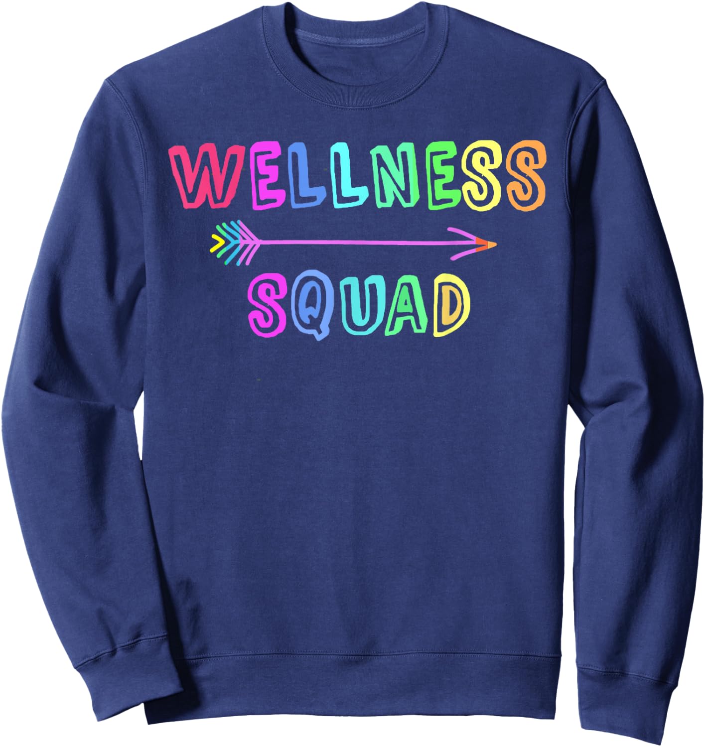 Fitness Gym Crew Health Trainer WELLNESS Coach Squad Tai Chi Sweatshirt - Sweatshirt | Navy