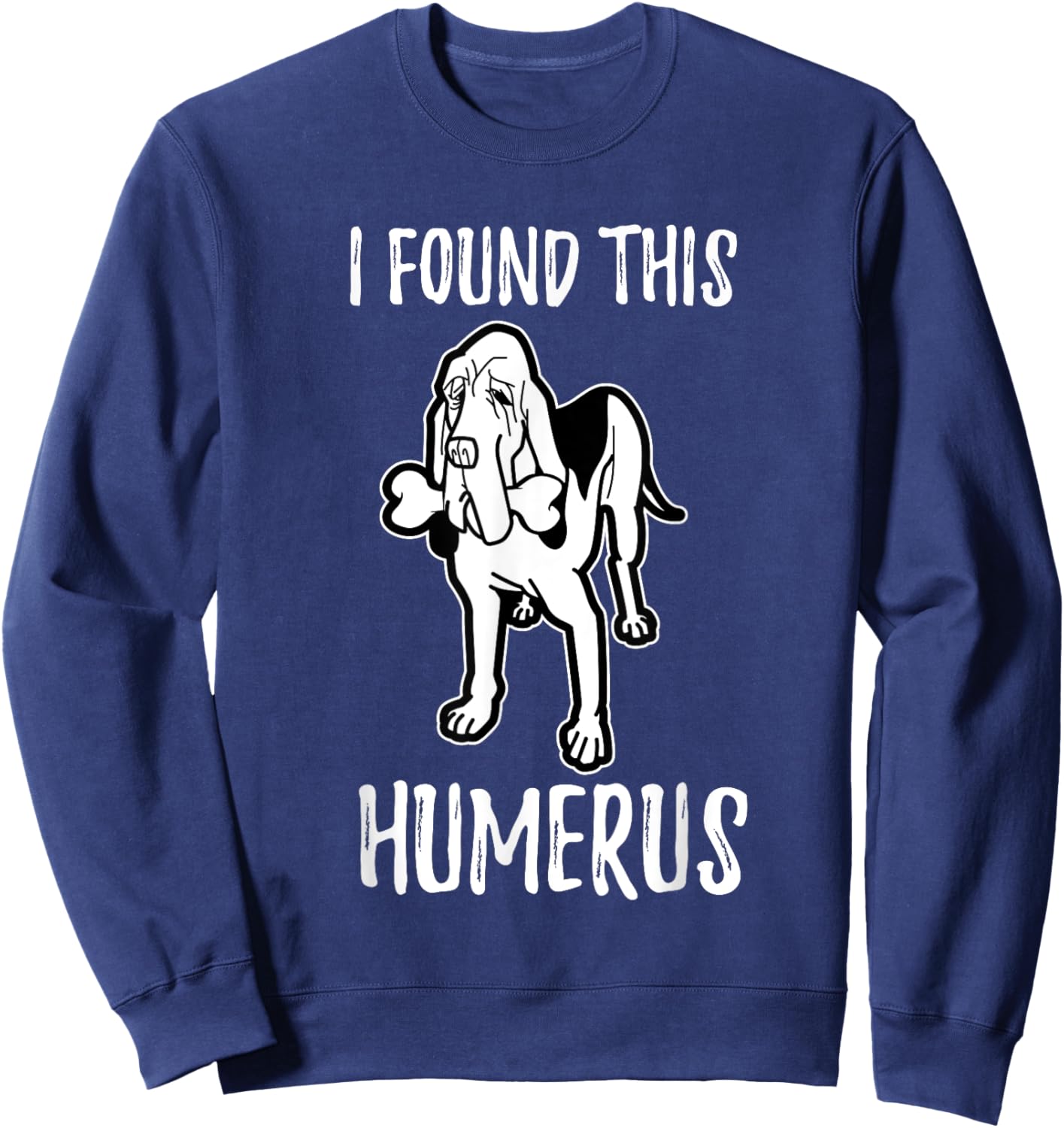 Gift Bloodhound Dog Lovers | Pet Owner Funny Bloodhound Women Girls Kids Sweatshirt - Sweatshirt | Navy