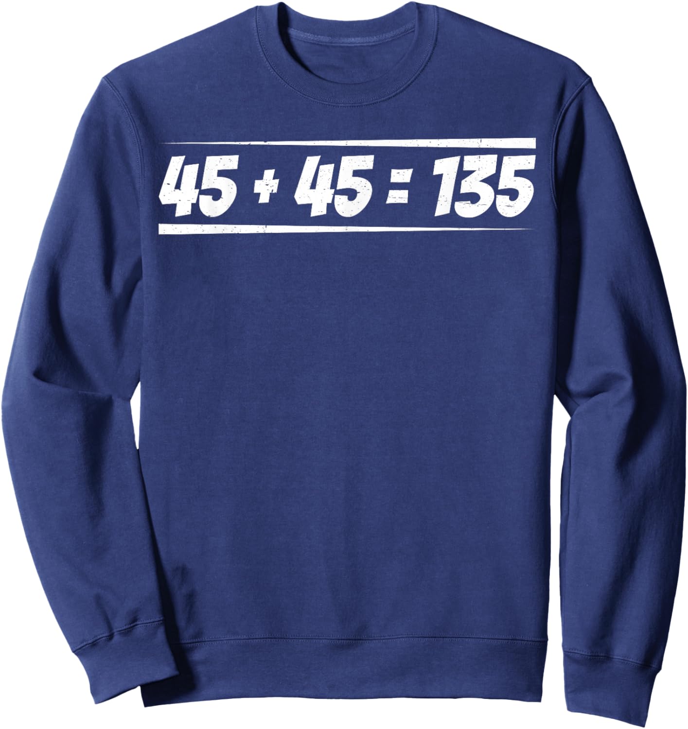 45 + 45 = 135 Sweatshirt - Sweatshirt | Navy