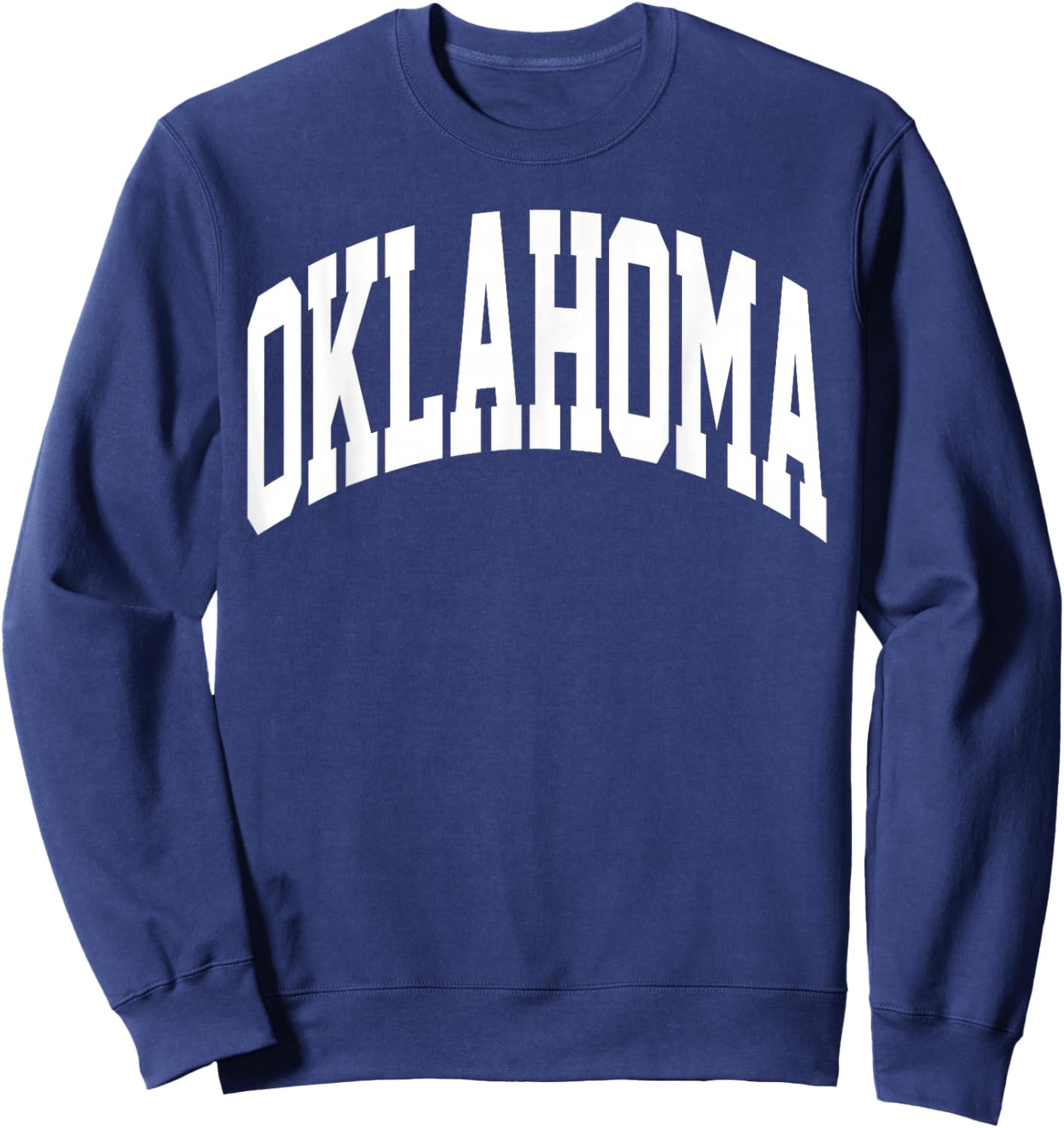 Retro Oklahoma Throwback Souvenir Oklahoma Red Classic Sweatshirt - Sweatshirt | Navy