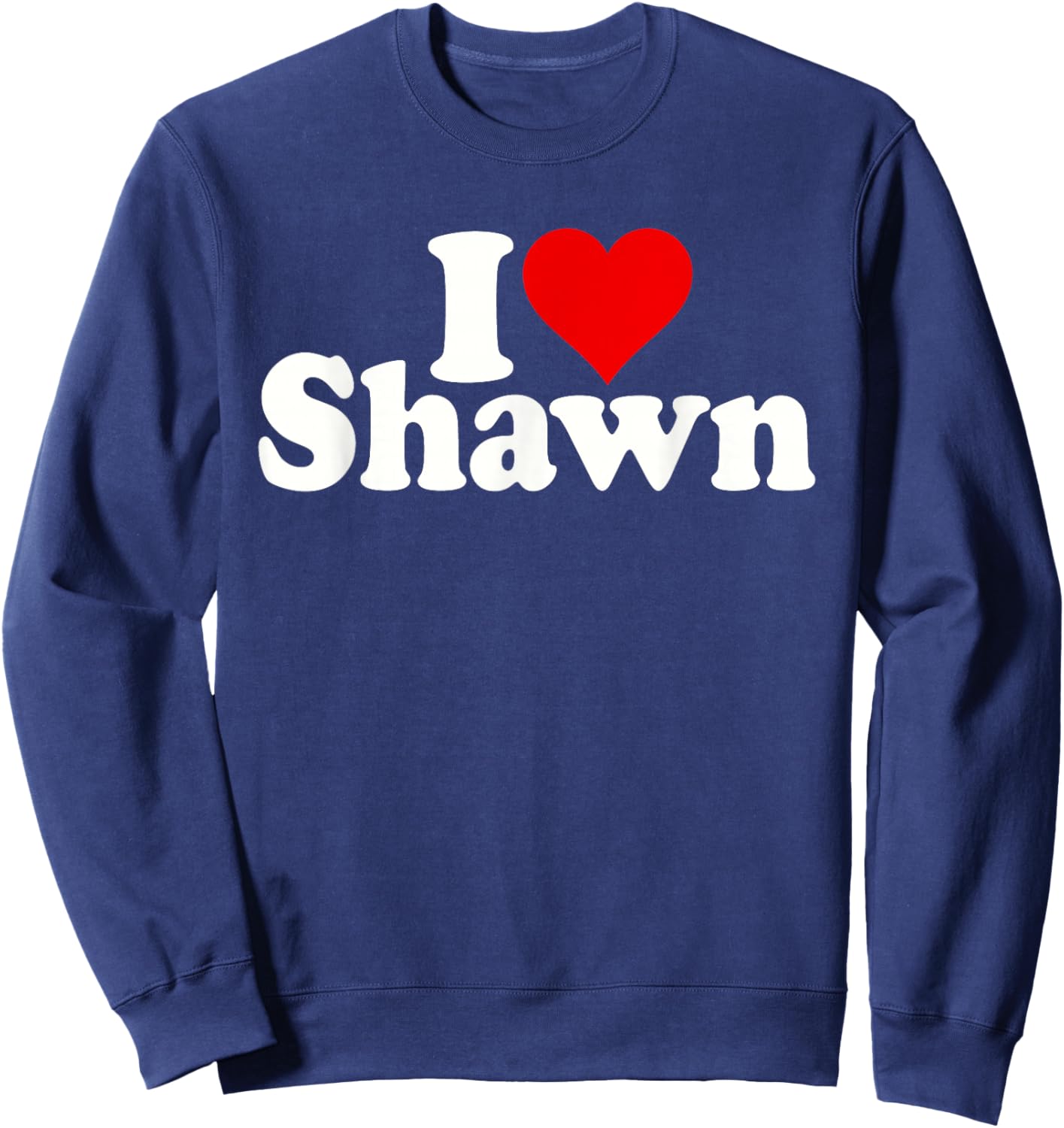 I Love Heart Shawn Sweatshirt - Sweatshirt | Navy