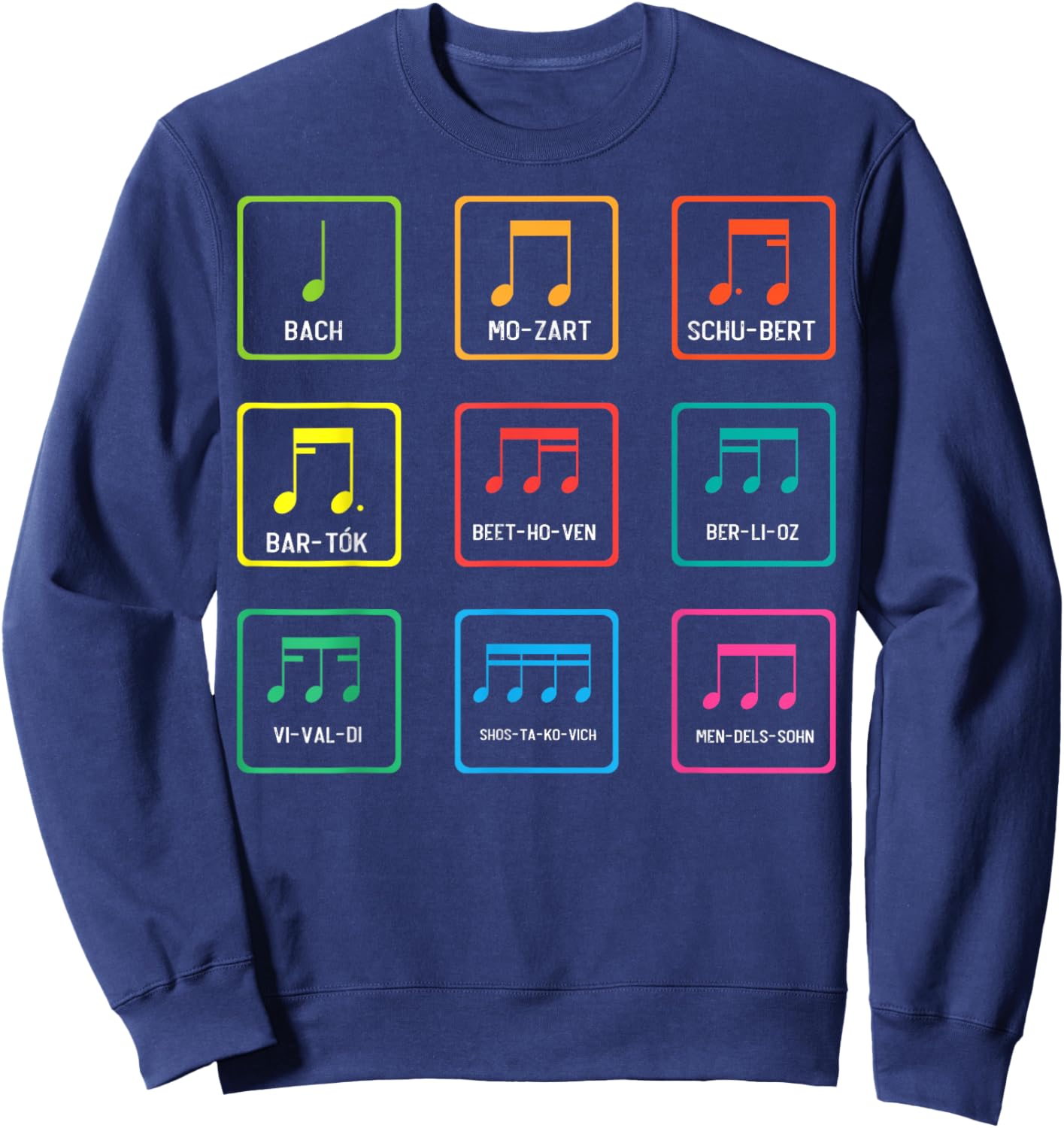 Classic Composers Classical Music - Classical Musician Sweatshirt - Sweatshirt | Navy