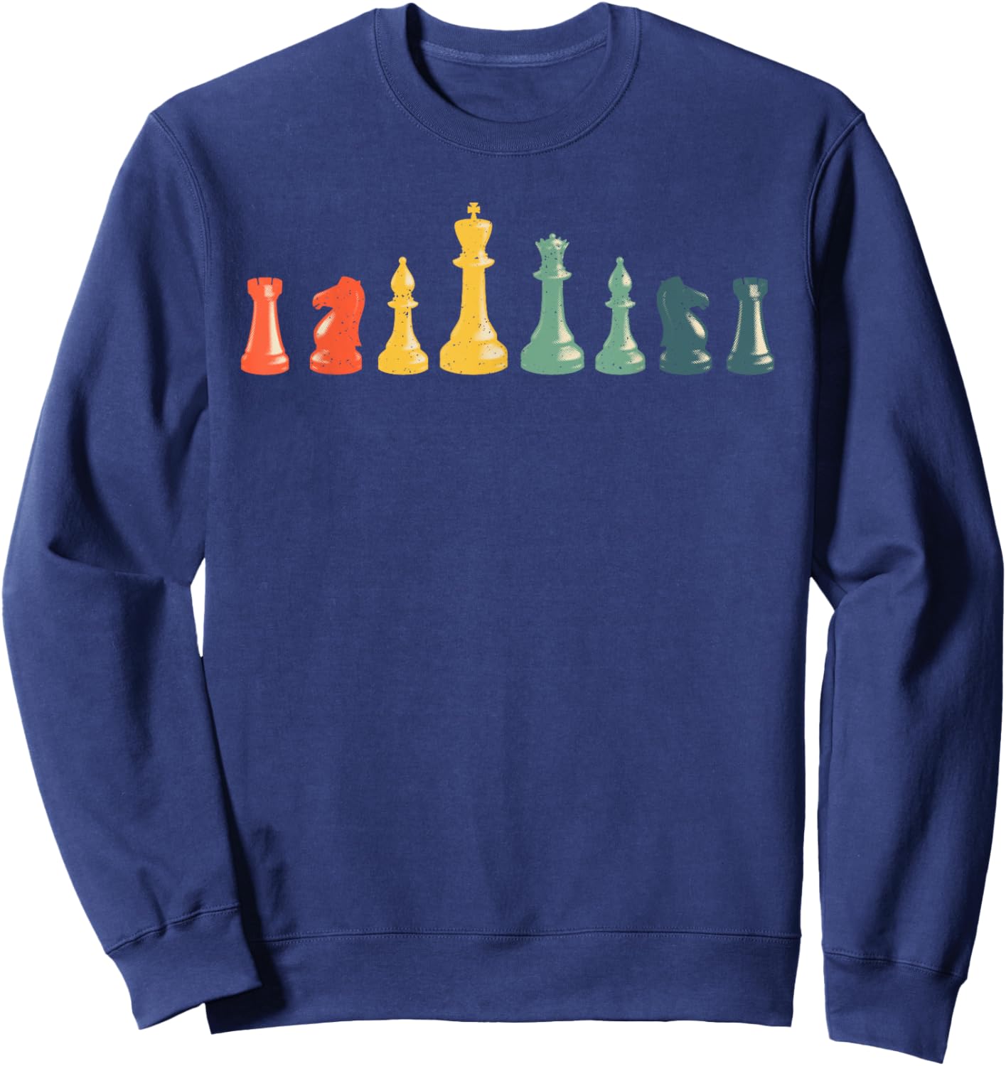 Cool Chess Lover Art Boys Kids Chess Players Novelty Small Sweatshirt - Sweatshirt | Navy