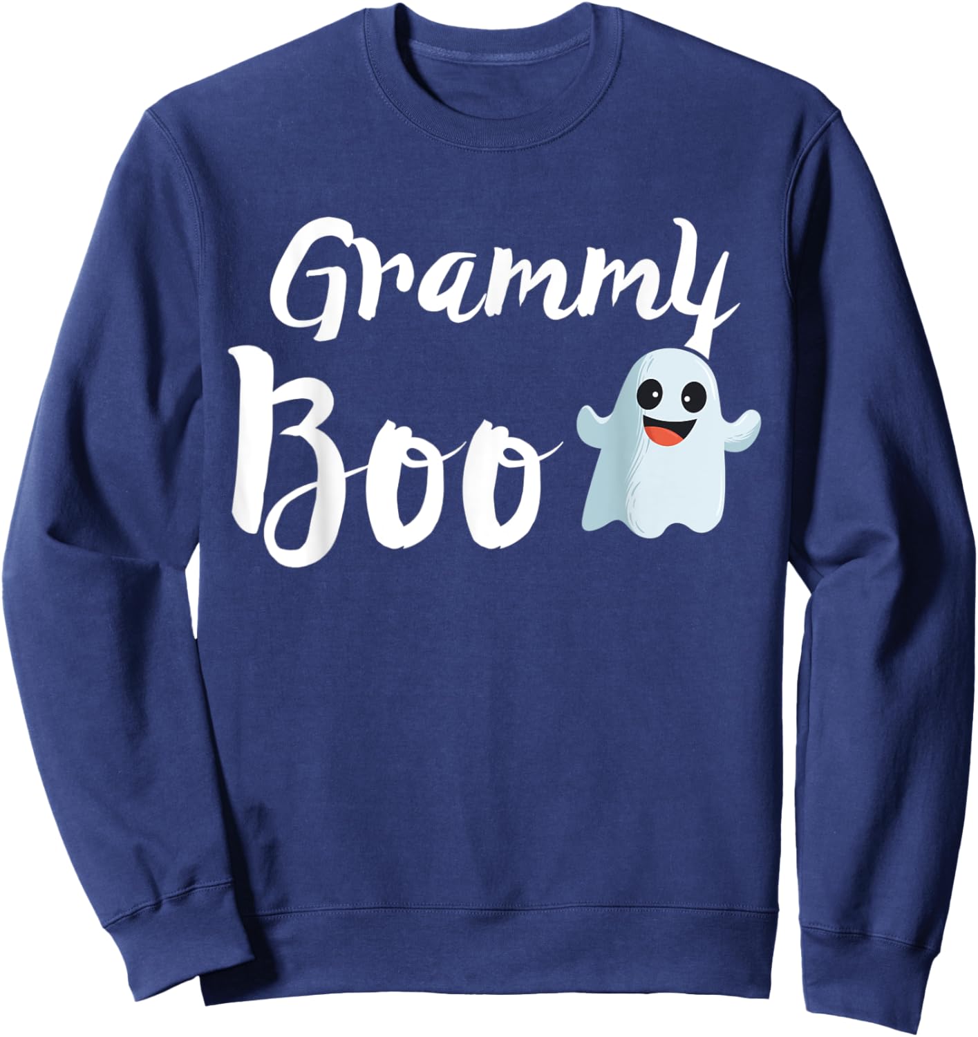 Grammy Boo Halloween Family Matching Ghost Grandma Gift Sweatshirt - Sweatshirt | Navy