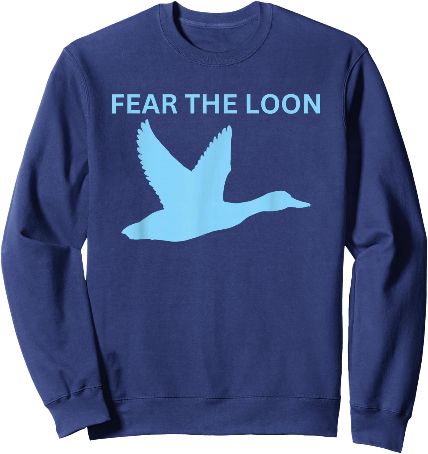 Fear The Loon Minnesota Soccer Sweatshirt - Sweatshirt | Navy