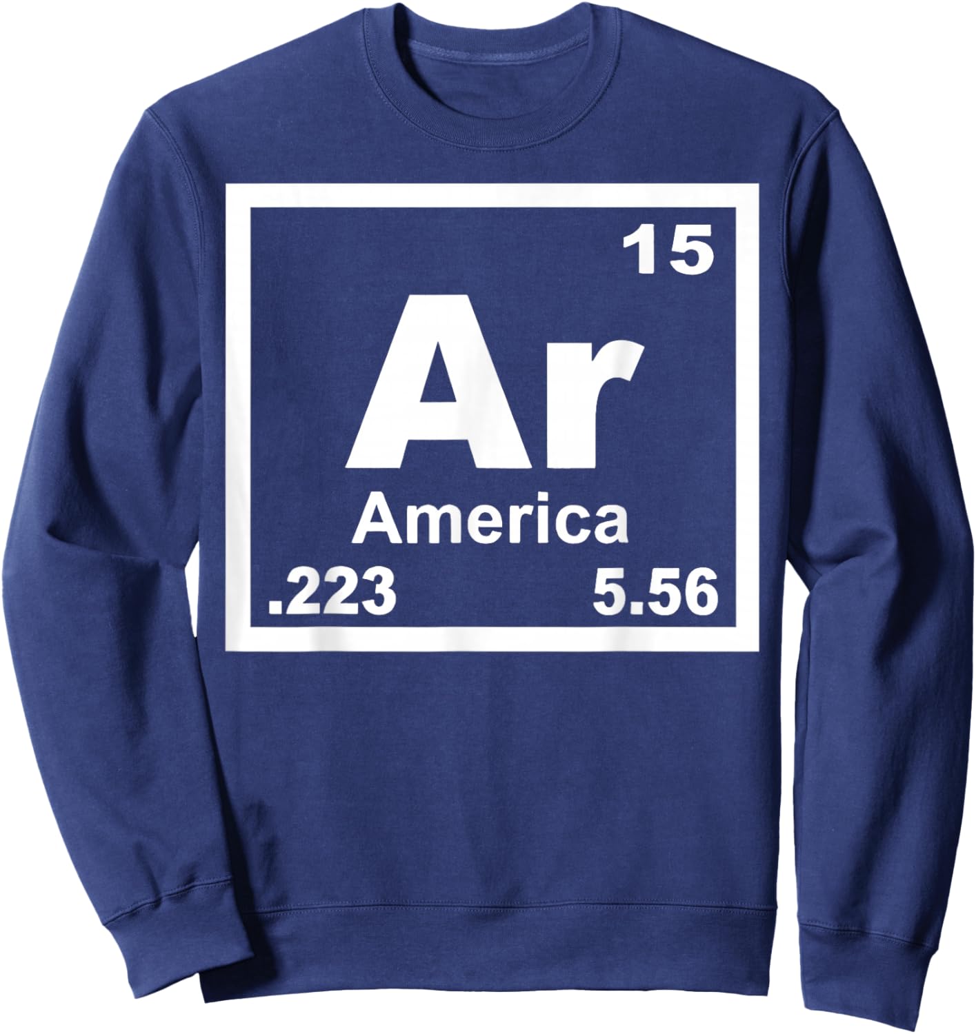 15 Ar America 223 5.56 Sweatshirt - Sweatshirt | Navy