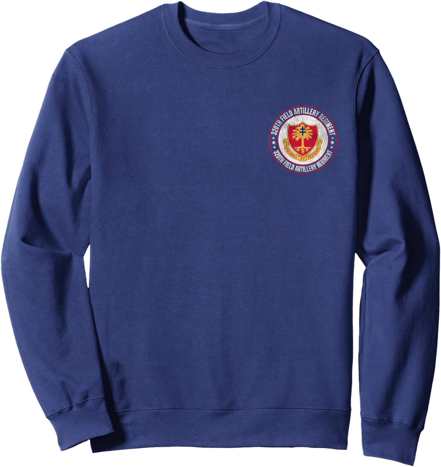 320th Field Artillery Regiment Military Veteran Father Day Sweatshirt - Sweatshirt | Navy