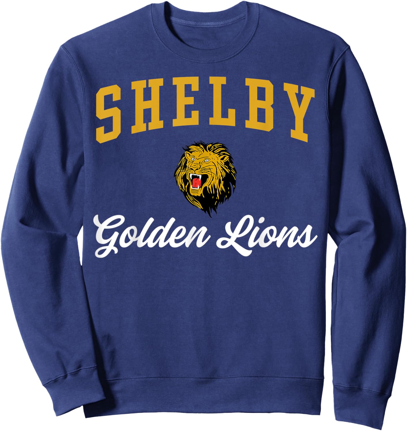 Shelby High School Golden Lions C3 Sweatshirt - Sweatshirt | Navy