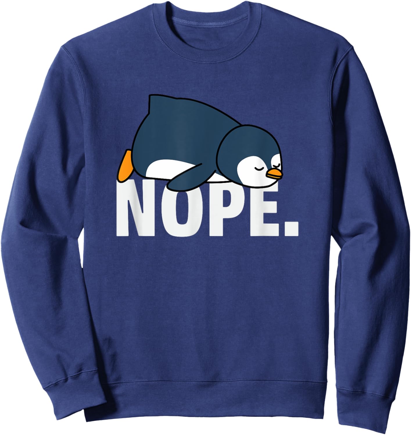 Funny Penguin Lover Men Women Kids Boys Girls Animal Penguin Sweatshirt - Sweatshirt | Navy
